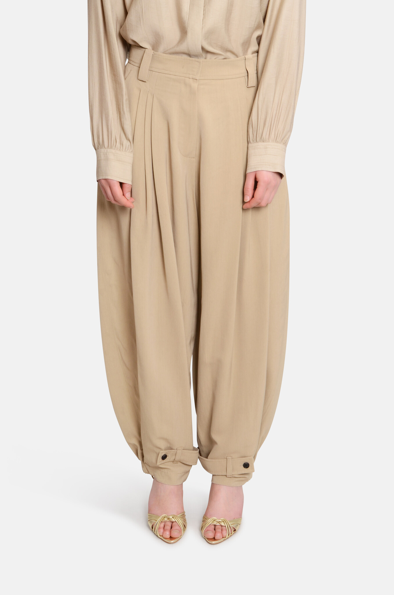 Triple Tucked Pants-1