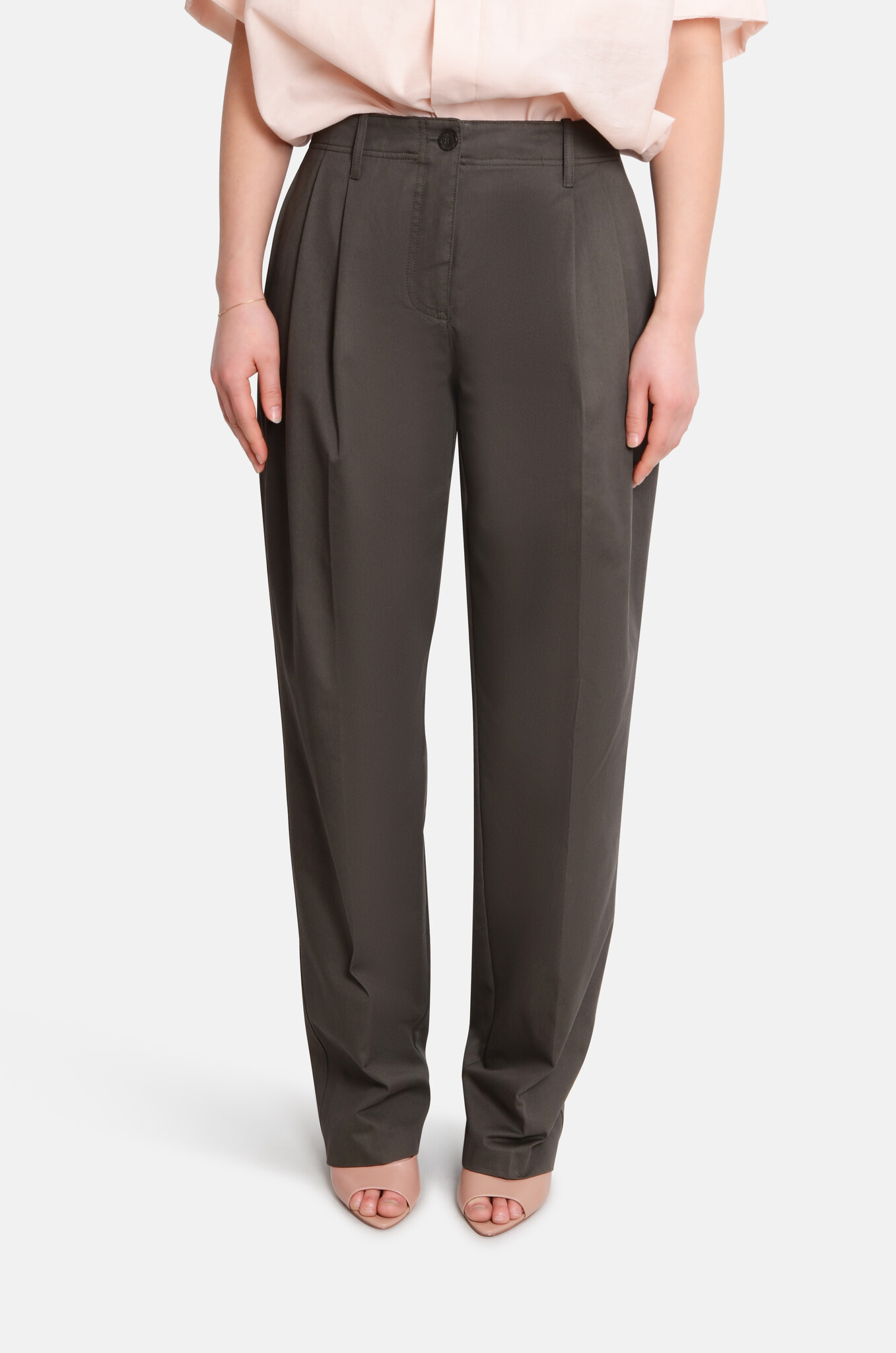 Sofia Trousers Military Green-1