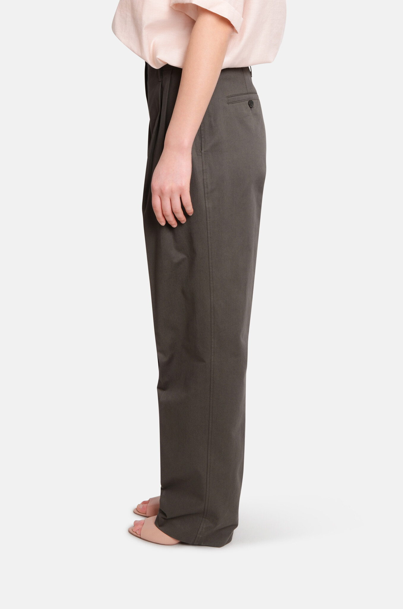 Sofia Trousers Military Green-3