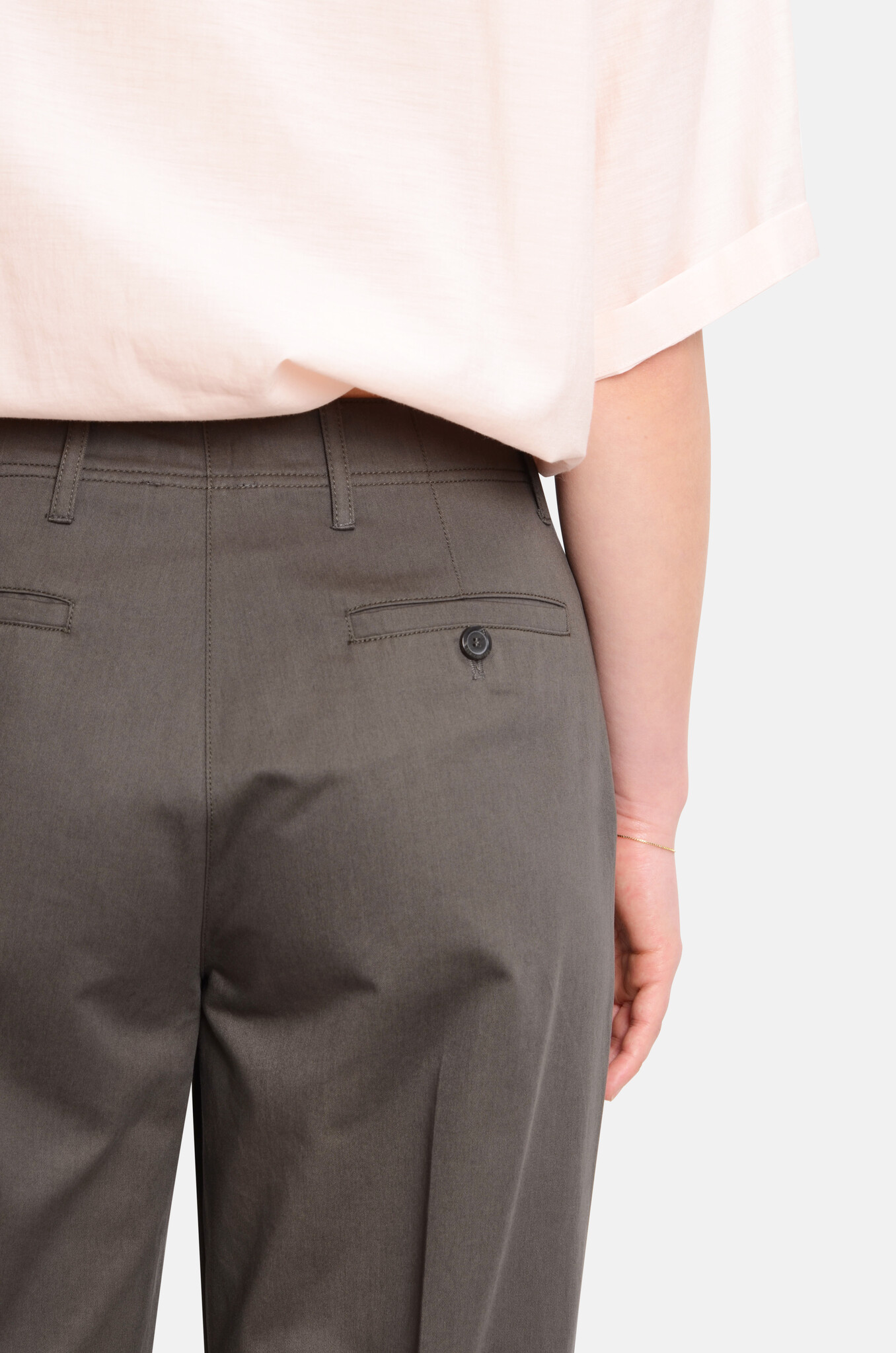 Sofia Trousers Military Green-5