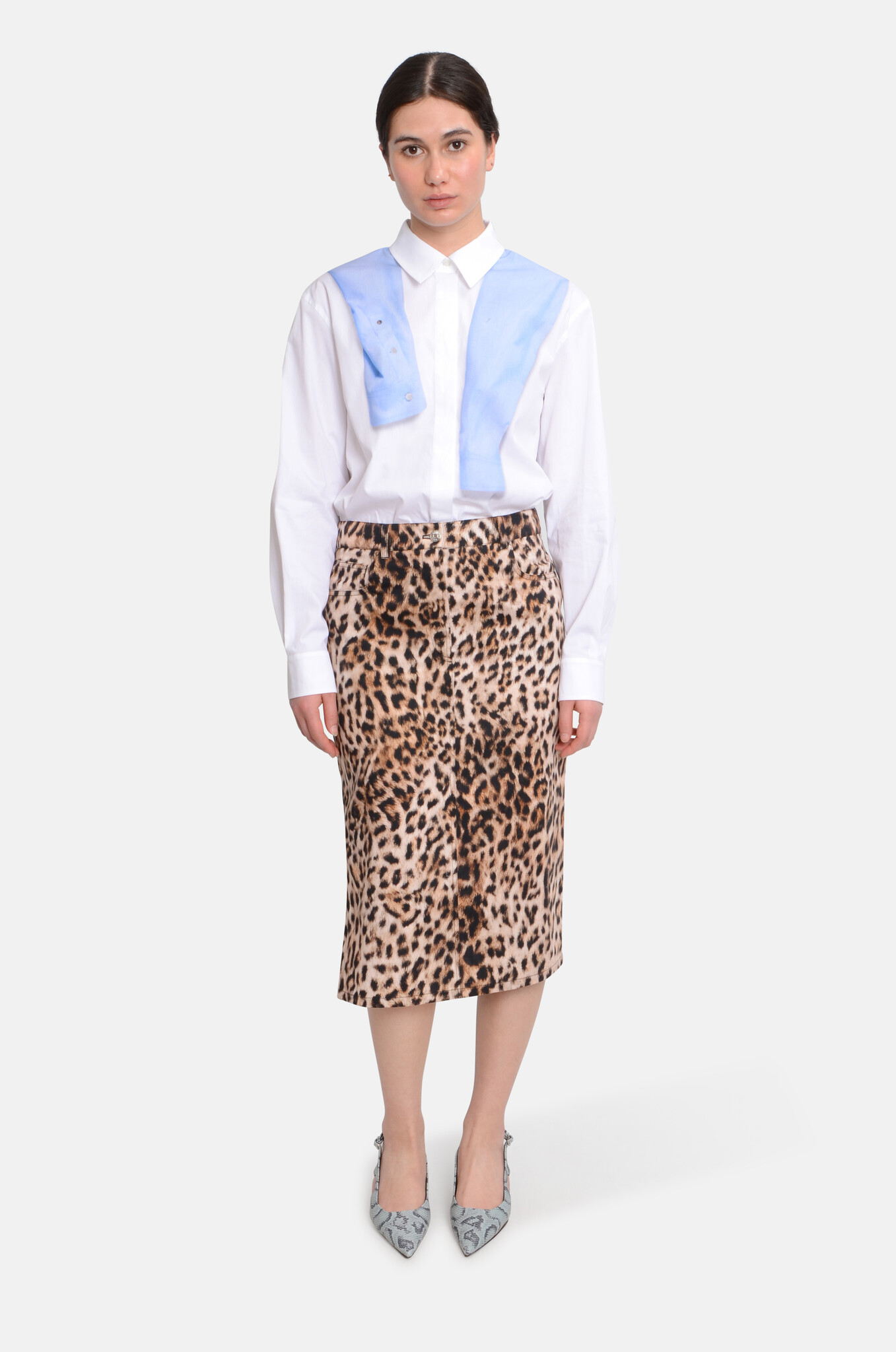 Printed Cotton Poplin Shirt-2