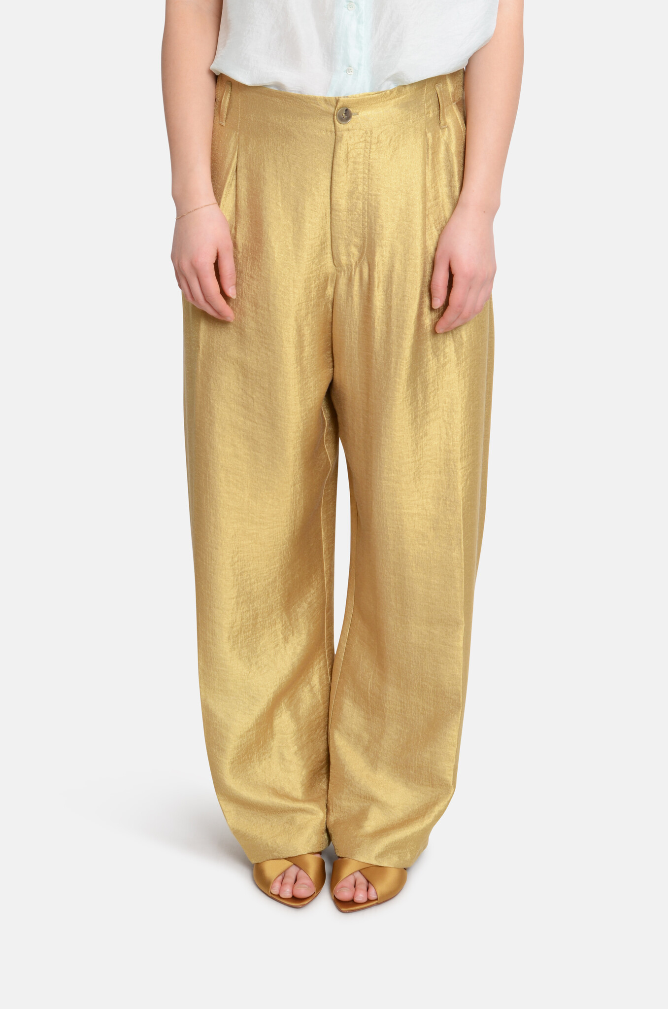 Thalia Pants in Gold-1