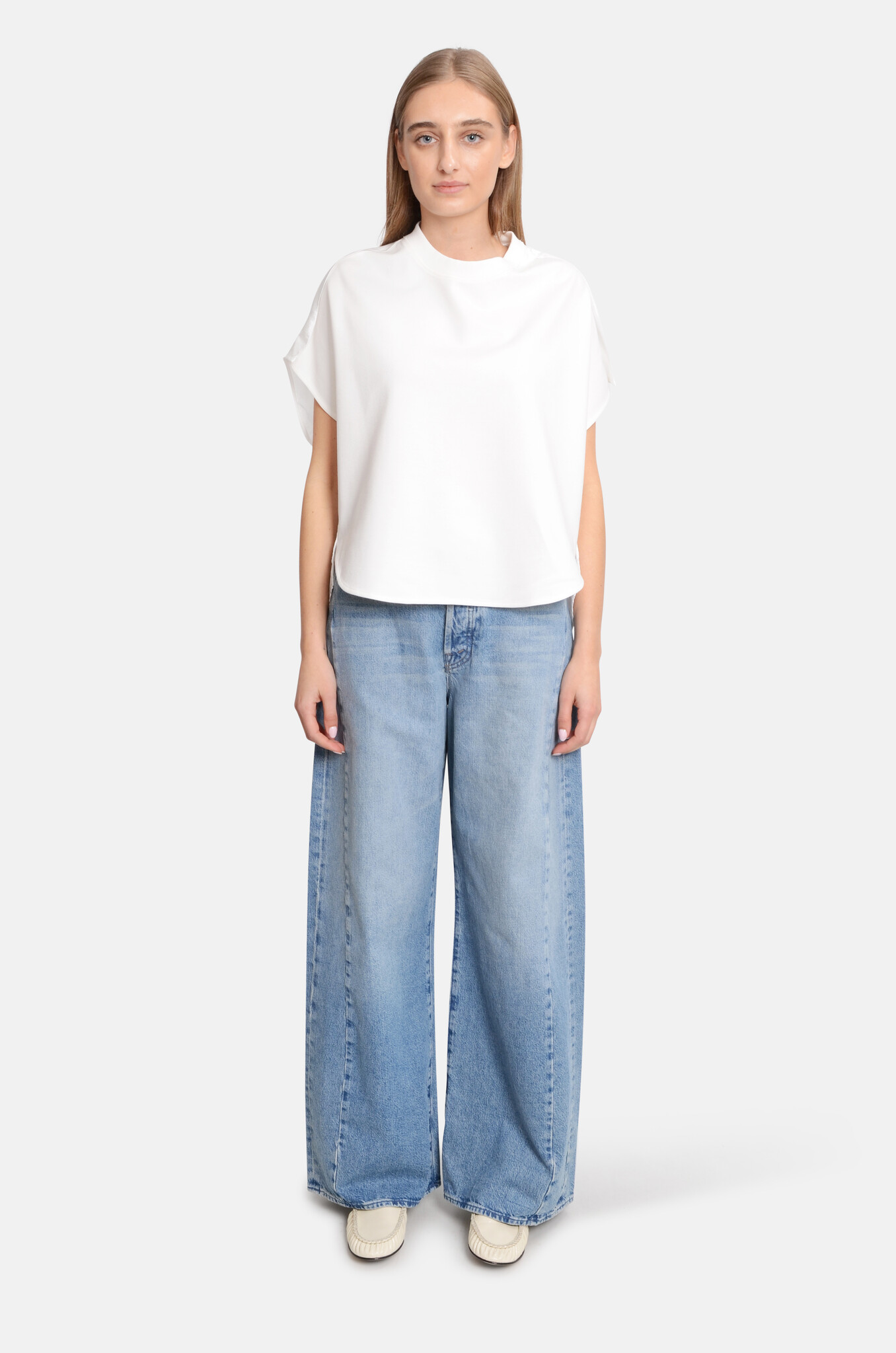 Block Combo T-Shirt Off White-5