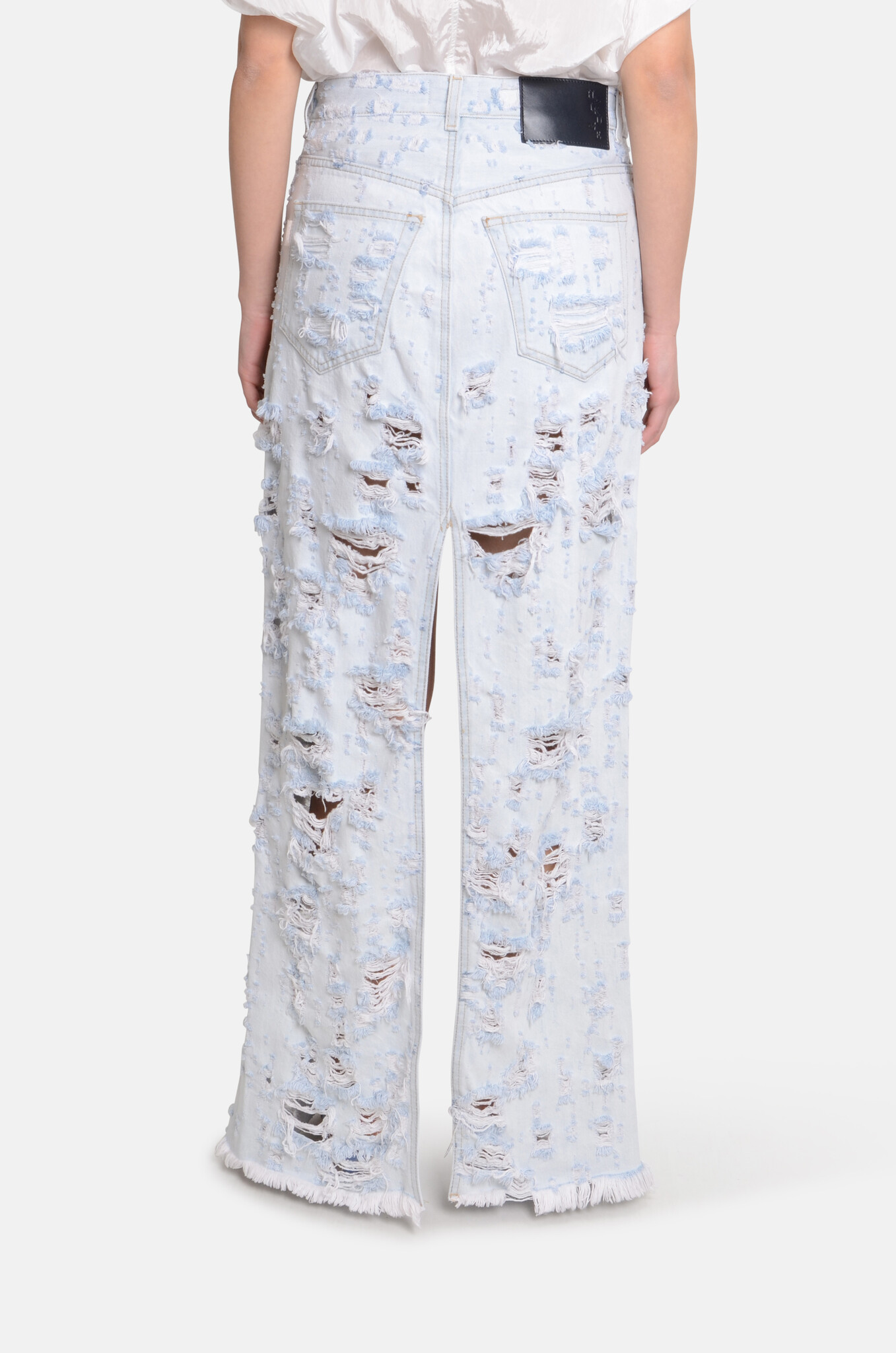 Gana Denim Skirt in Light Blue-4