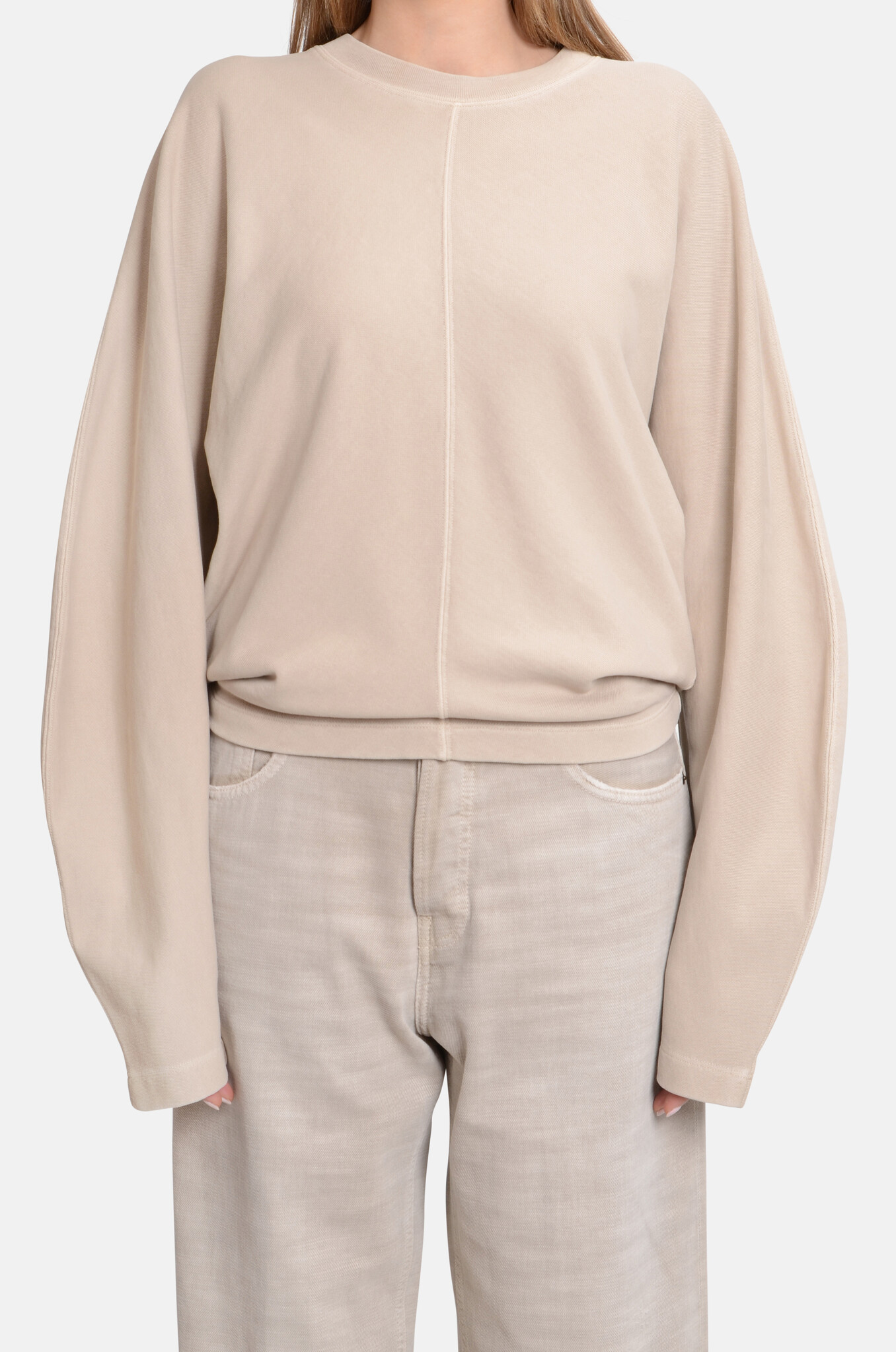 Kany Seam Sweatshirt in Doeskin-1