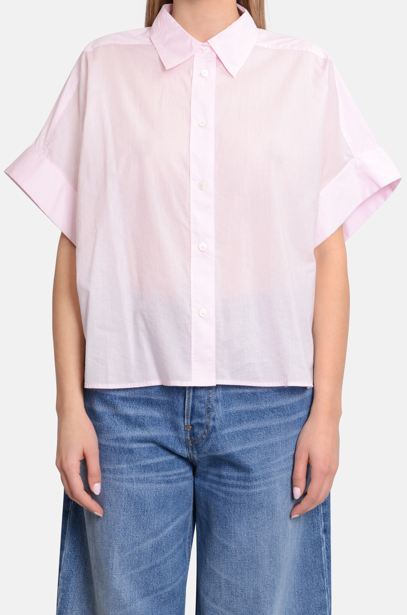 Turn Up Shirt Quartz Pink-1