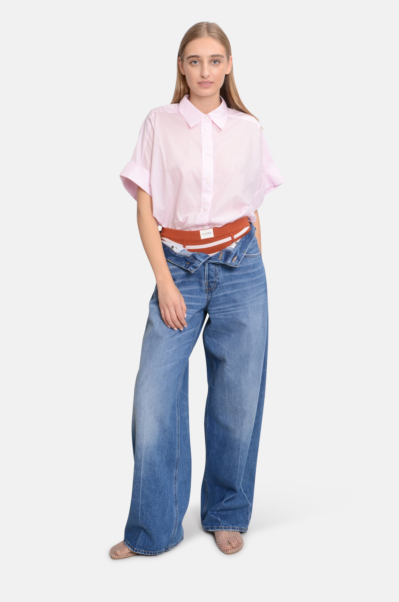 Turn Up Shirt Quartz Pink-2