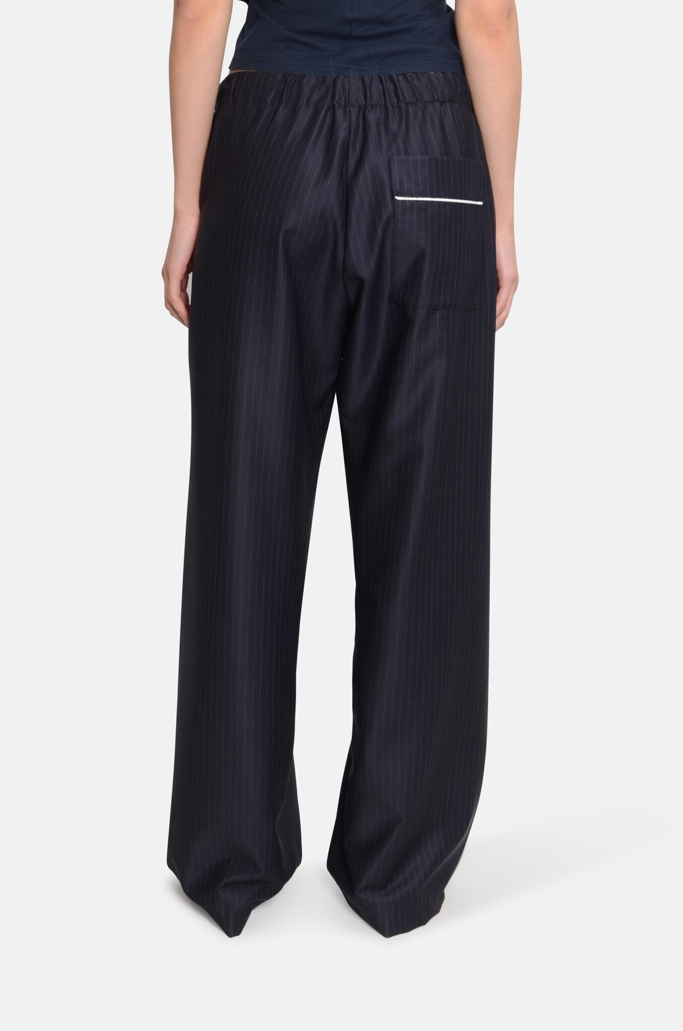 Pieter Trousers Navy White-4