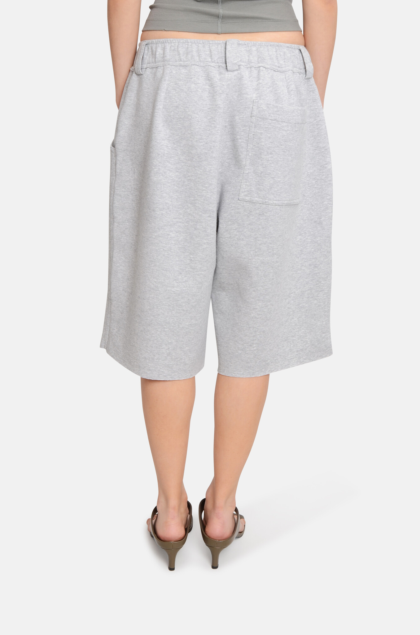 Chuck Shorts Jersey Grey Melange-4