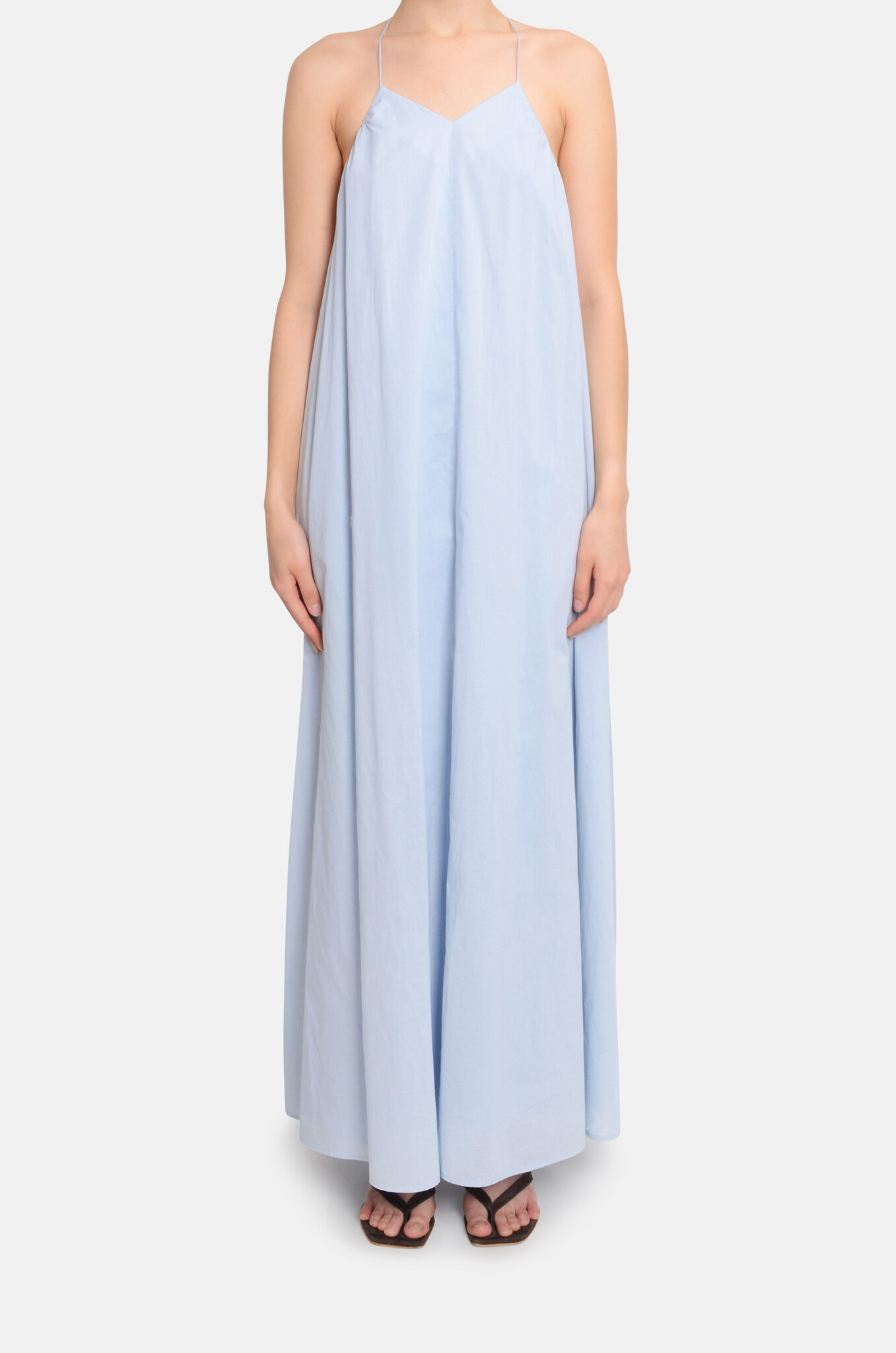 Strap Dress Dove Blue-1