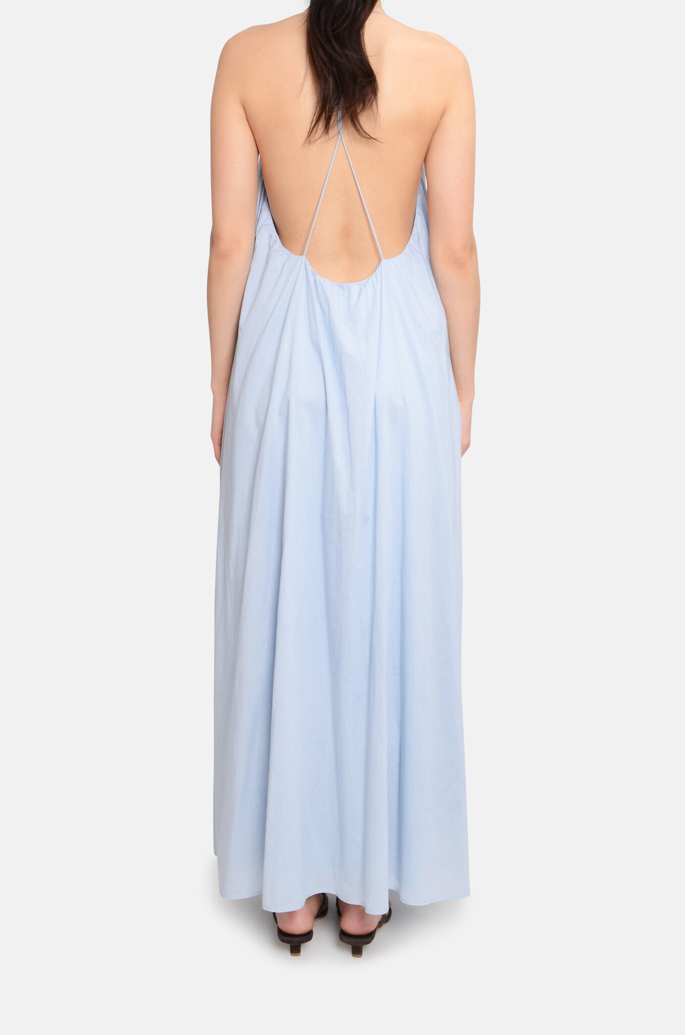 Strap Dress Dove Blue-3