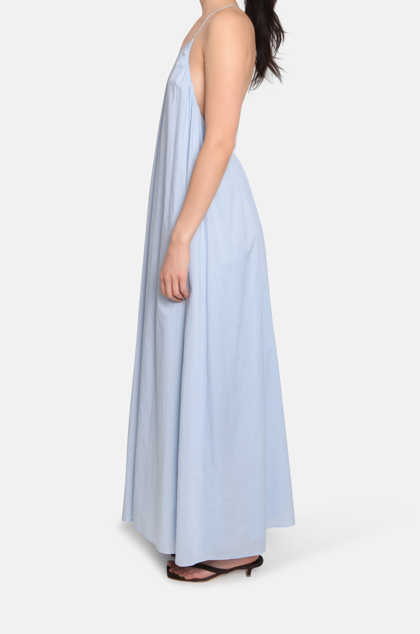 Strap Dress Dove Blue-4