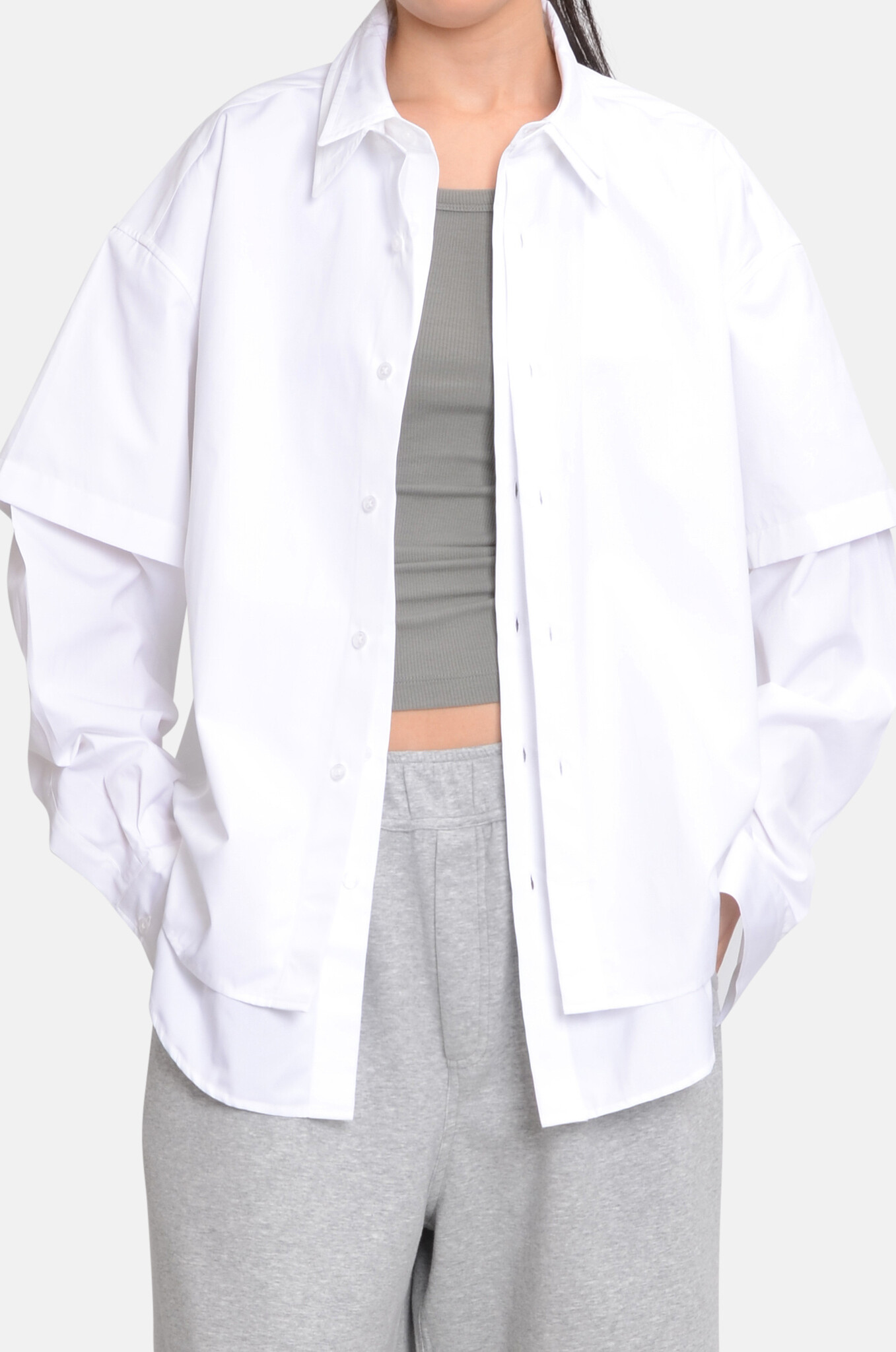 Double Shirt White-2