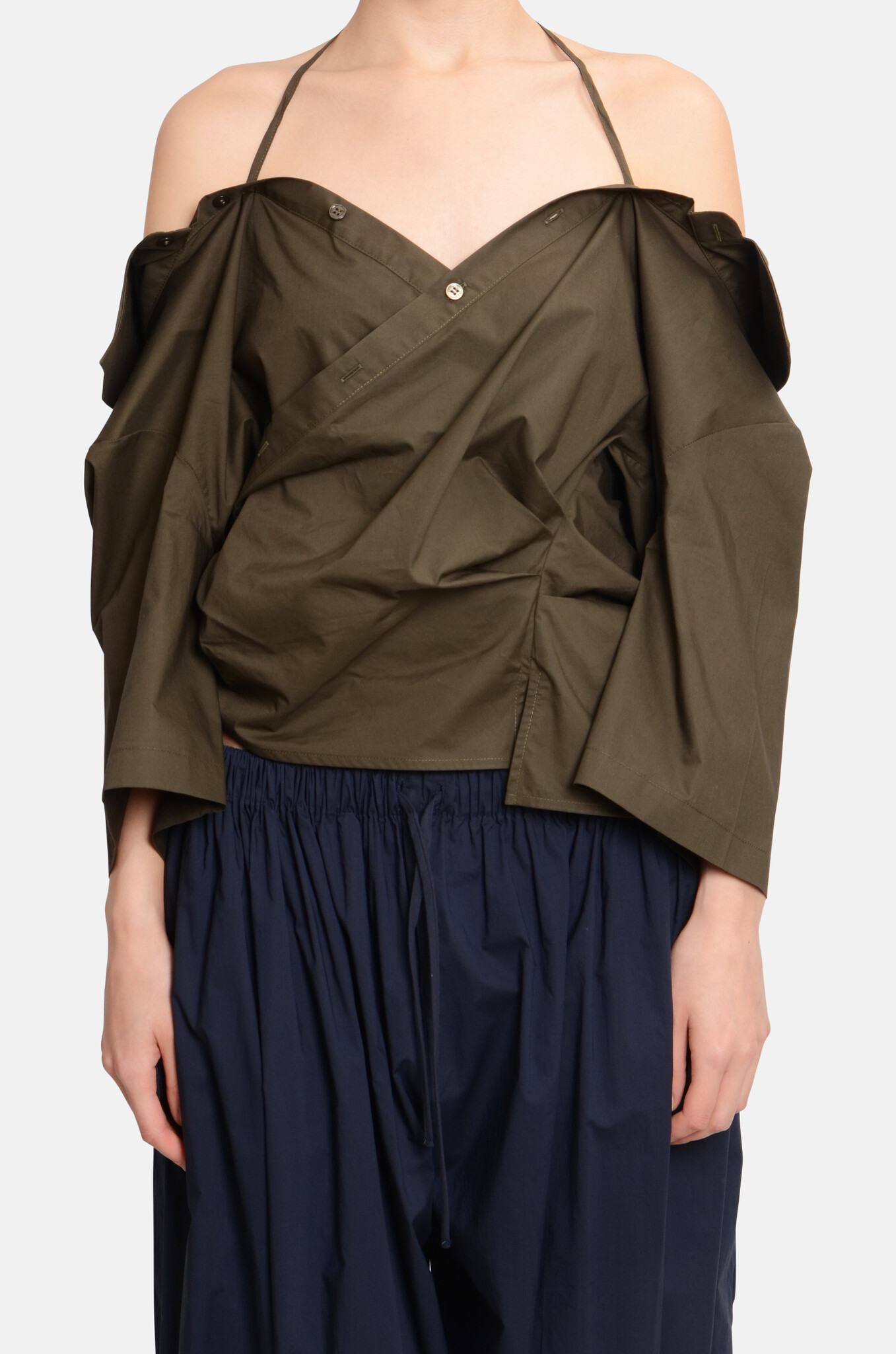 Selma Shirt Brown Wood-1