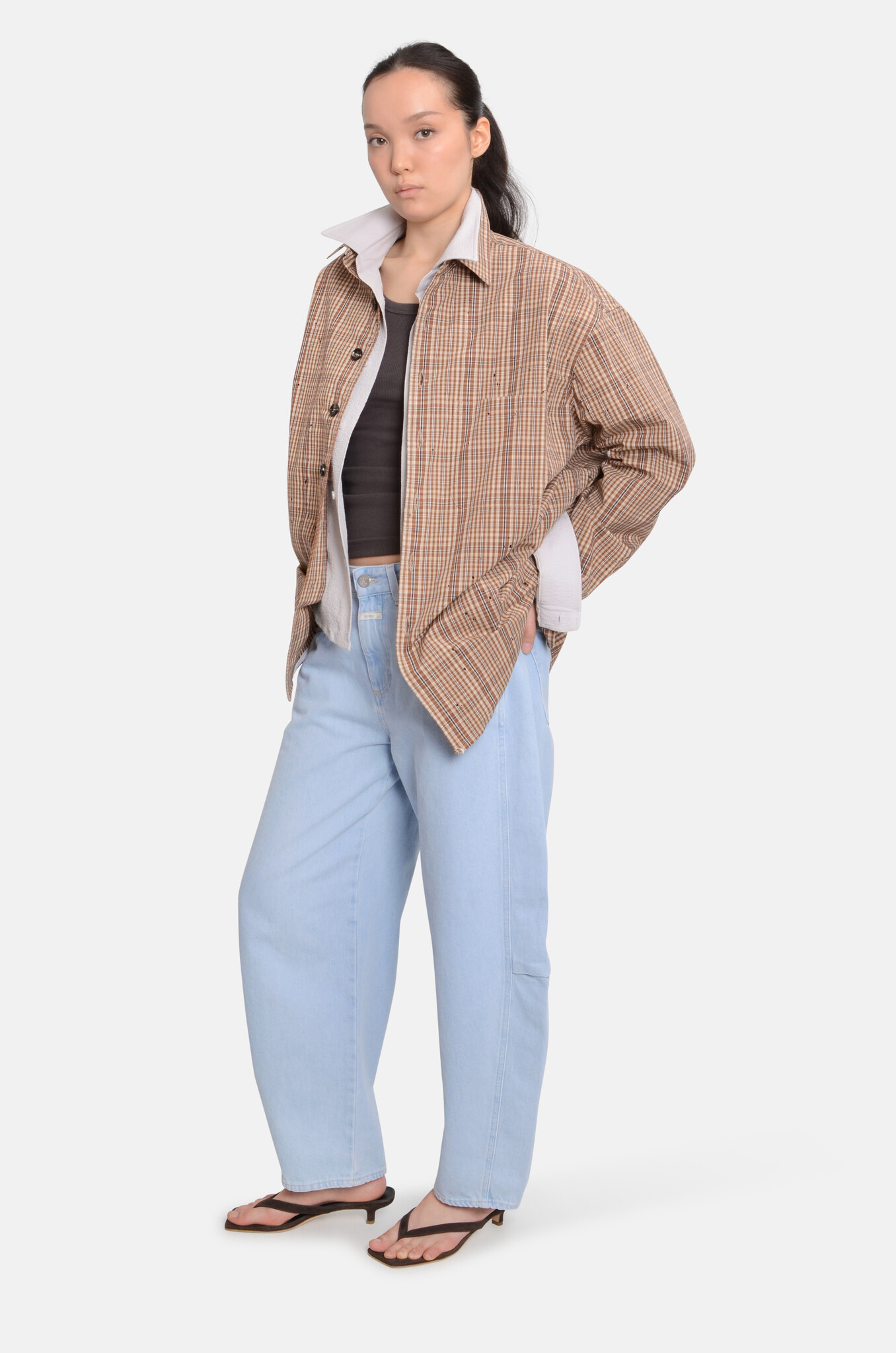 Jazzie Pleated in Light Blue-5