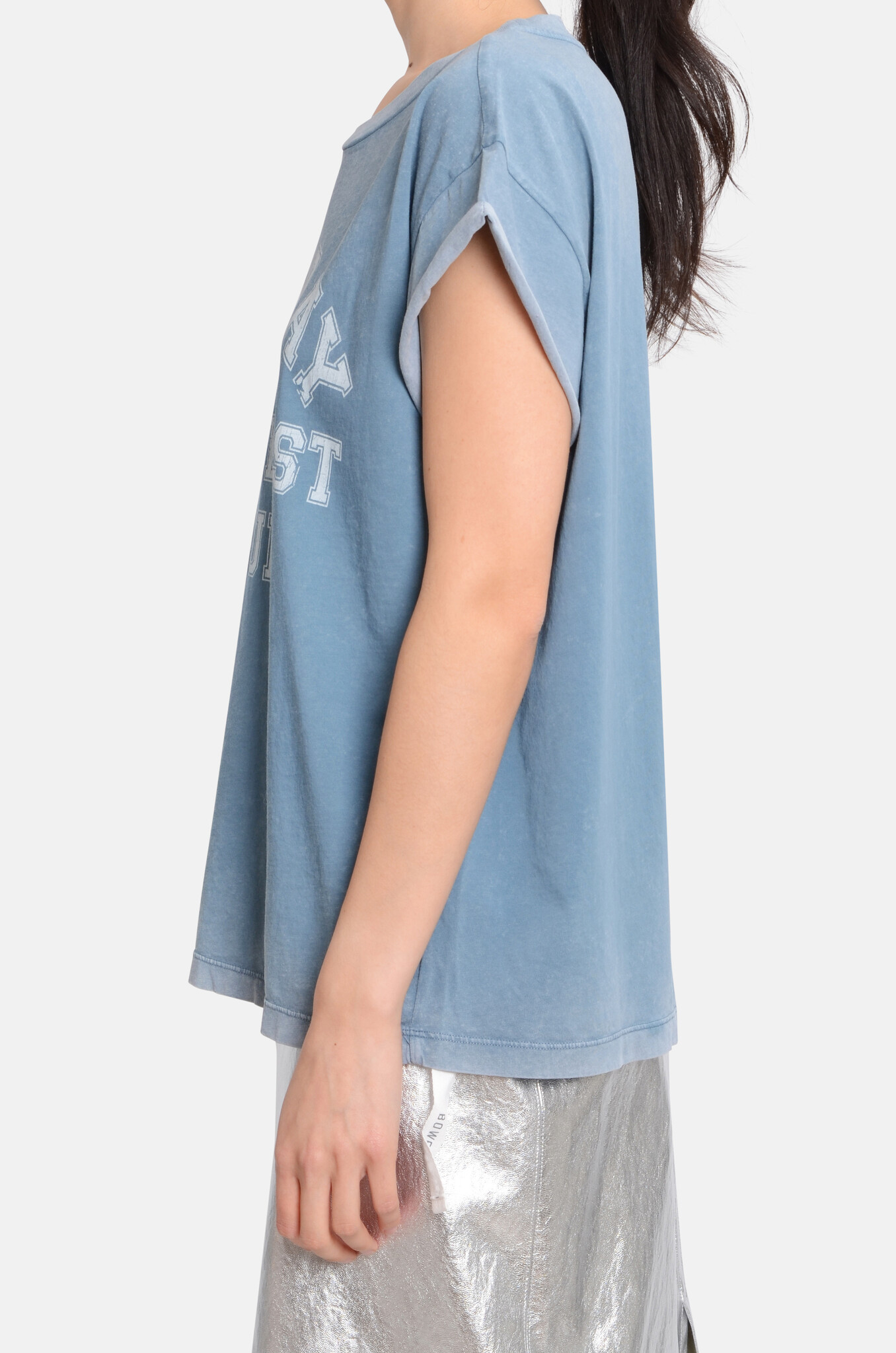 Sunday Breakfast Club Tee in Aegean Blue-3