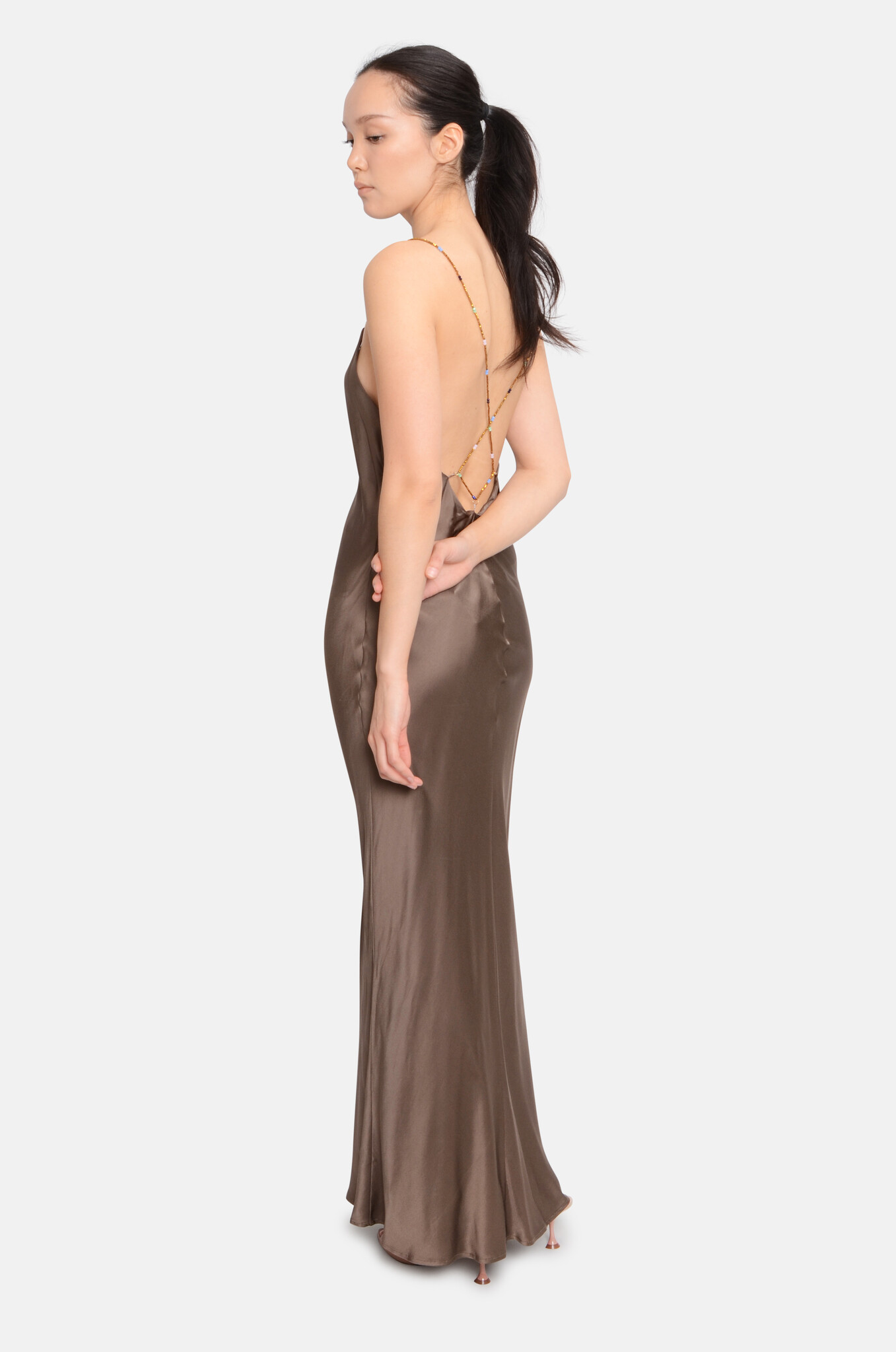 Long Dress Mocha-2