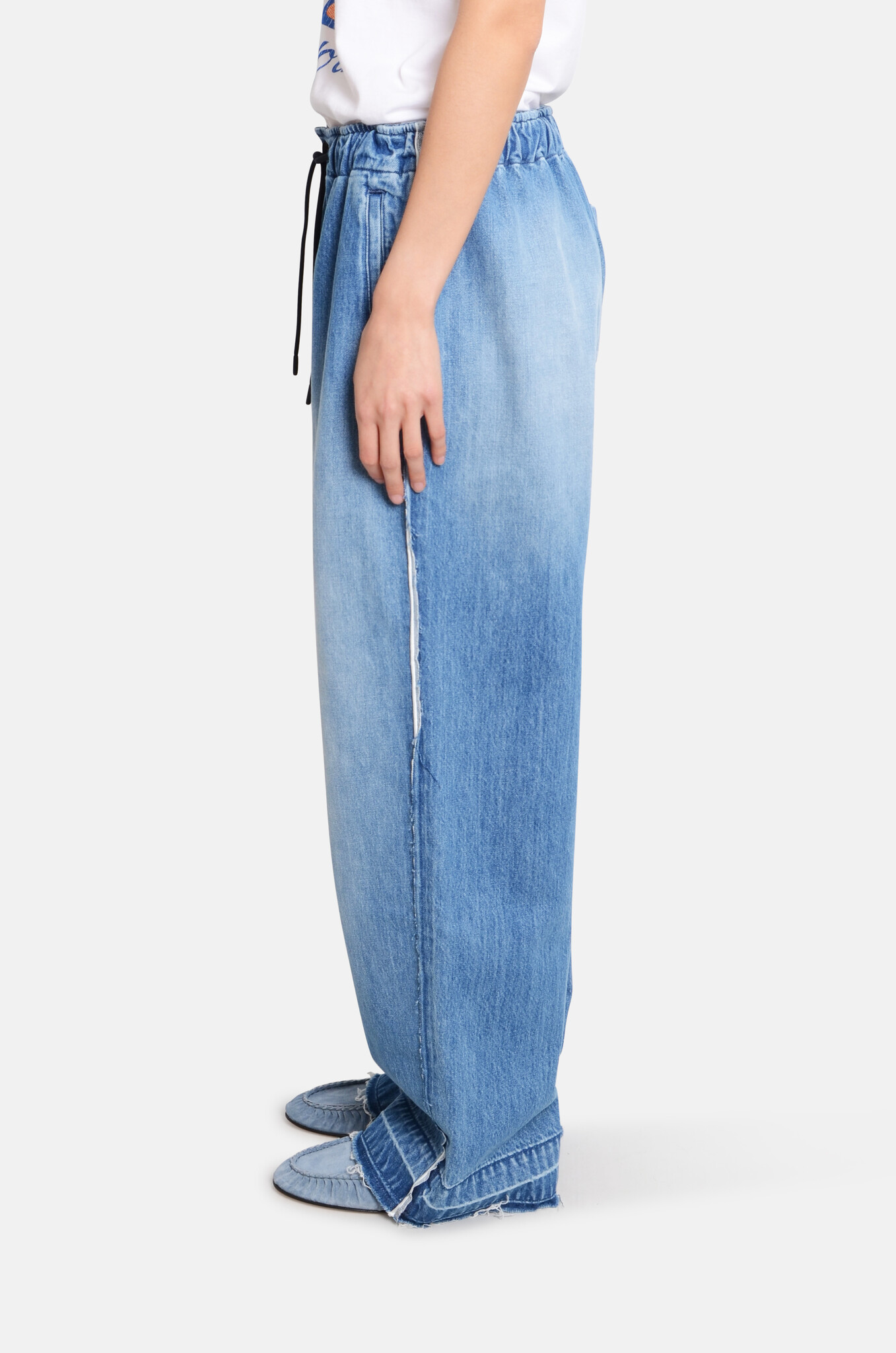 Pieter Trousers Washed Blue Denim-3