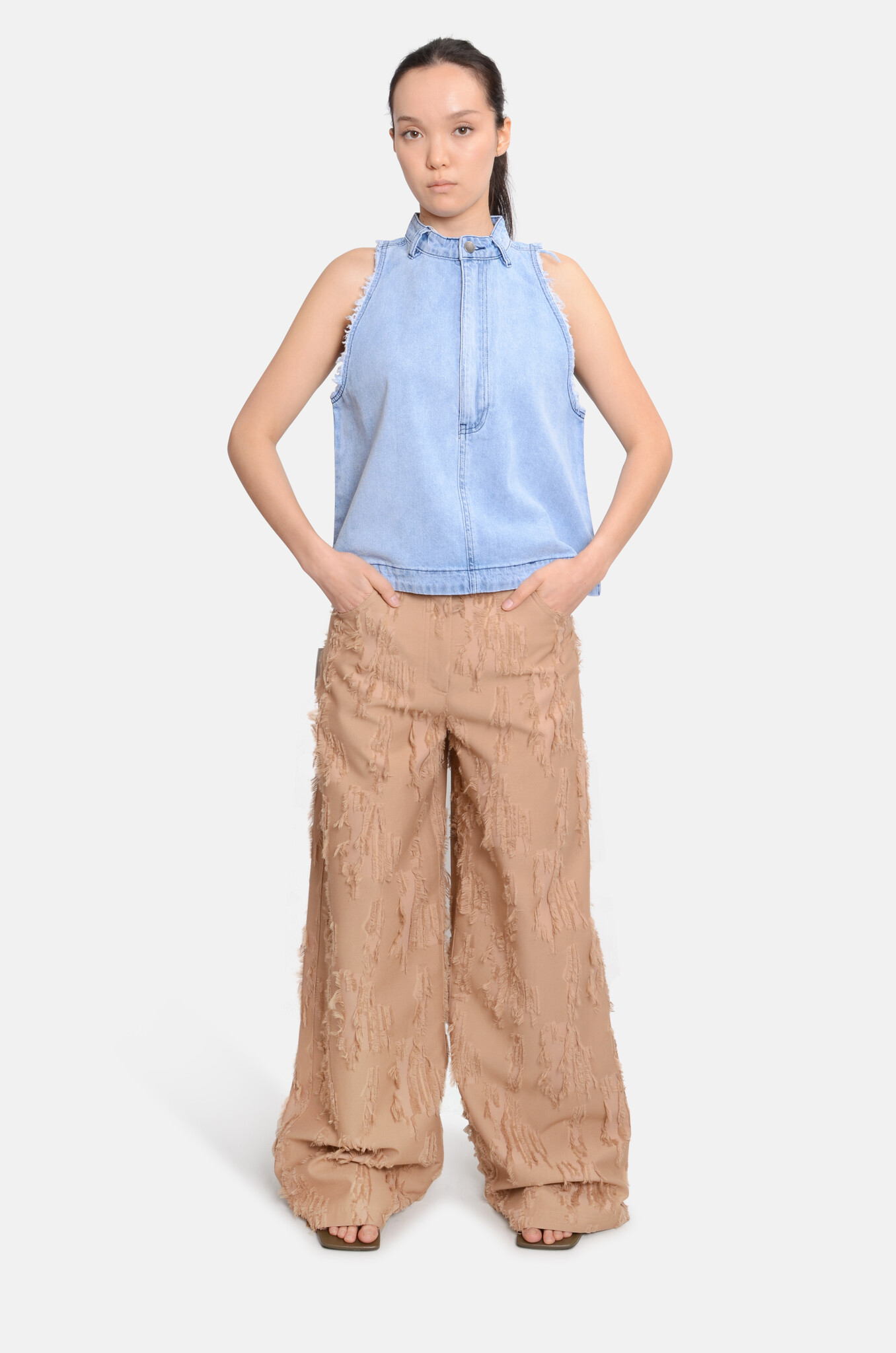 Faya Light Washed Top-2