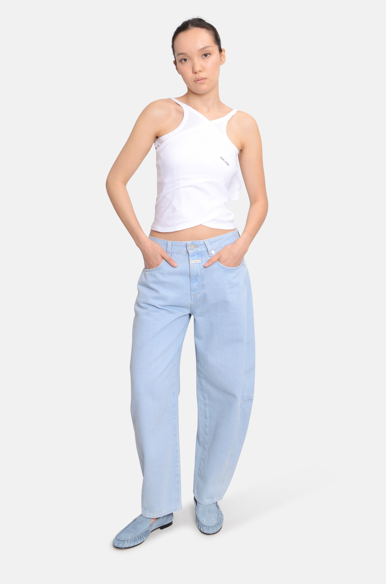 Timothee Tank Top White-2