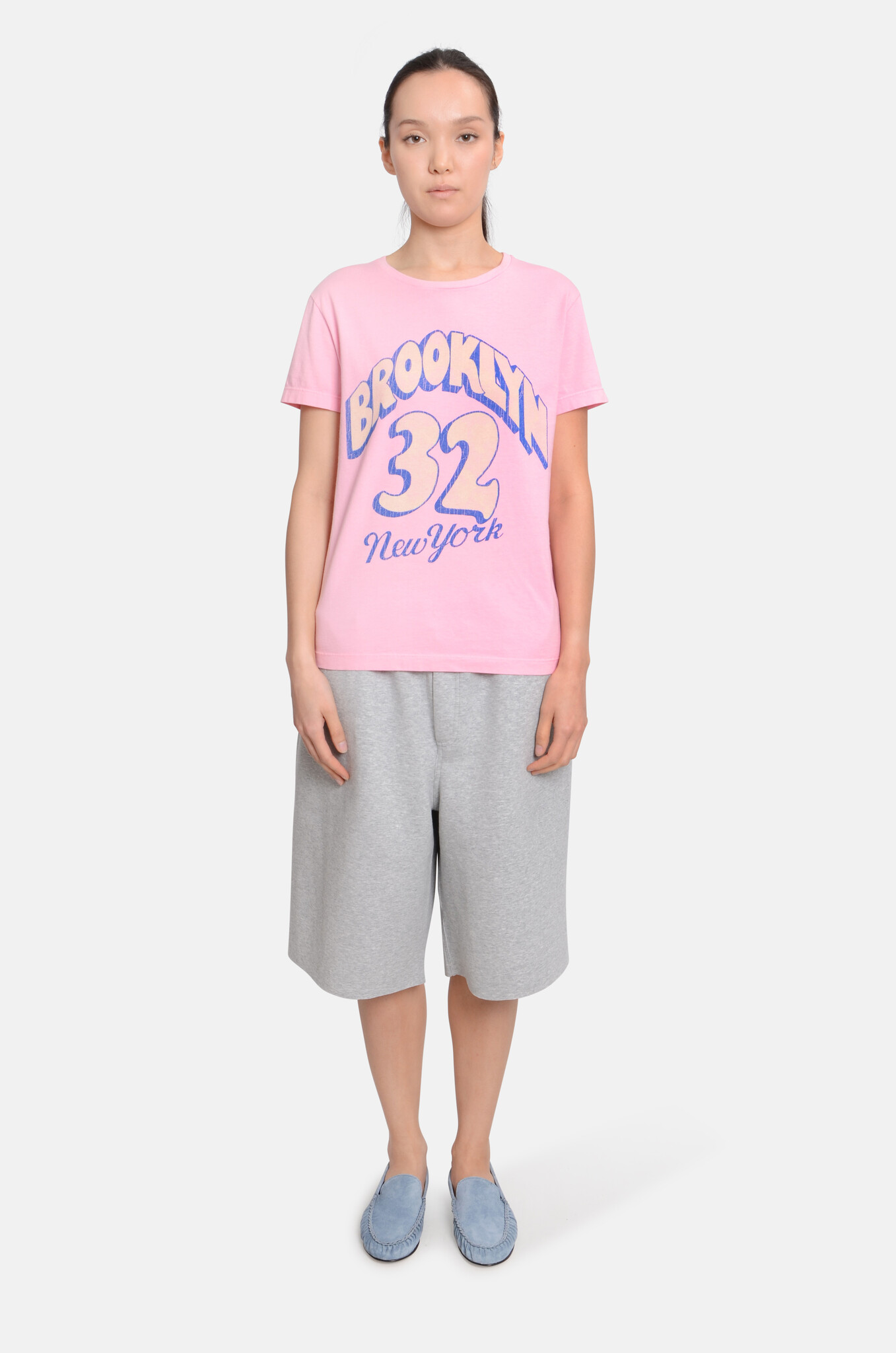 Brooklyn Tee in Flamingo-6