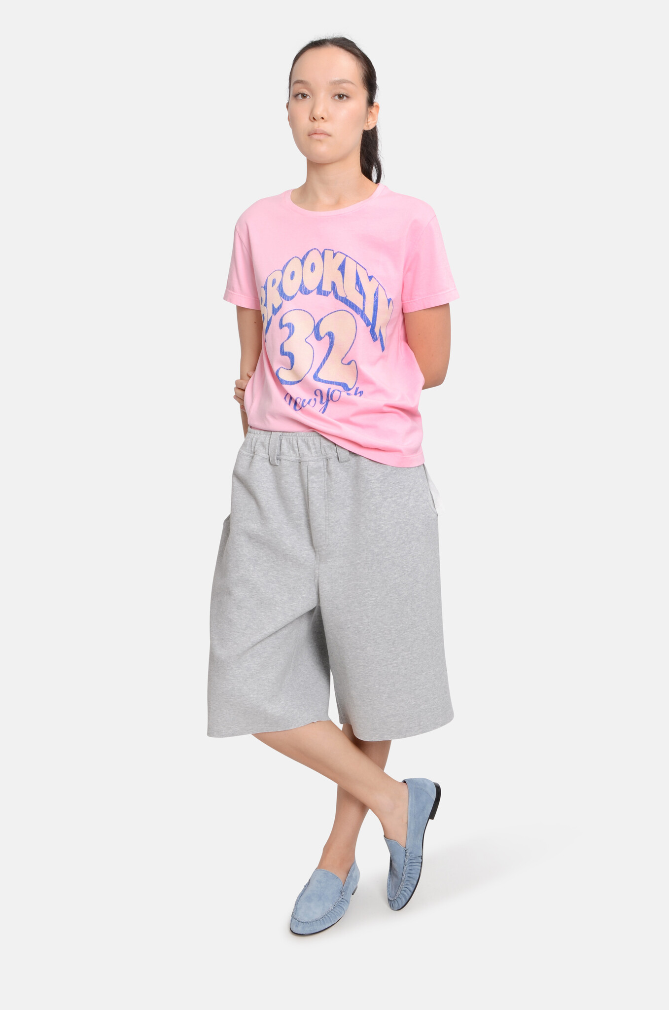 Brooklyn Tee in Flamingo-2
