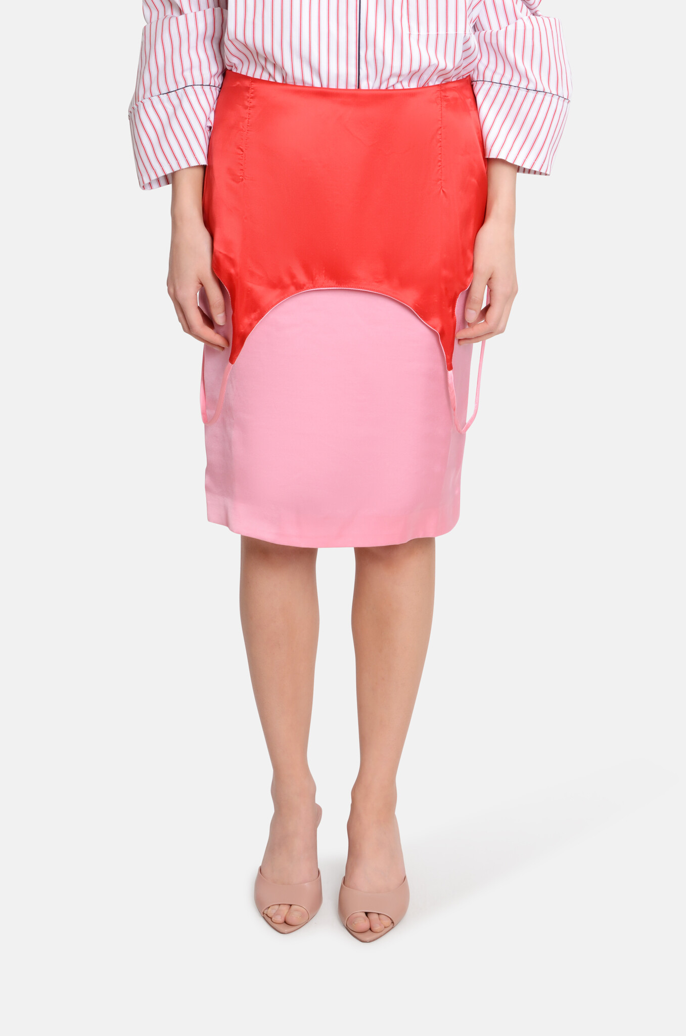Jackie Skirt in Red Pink-1