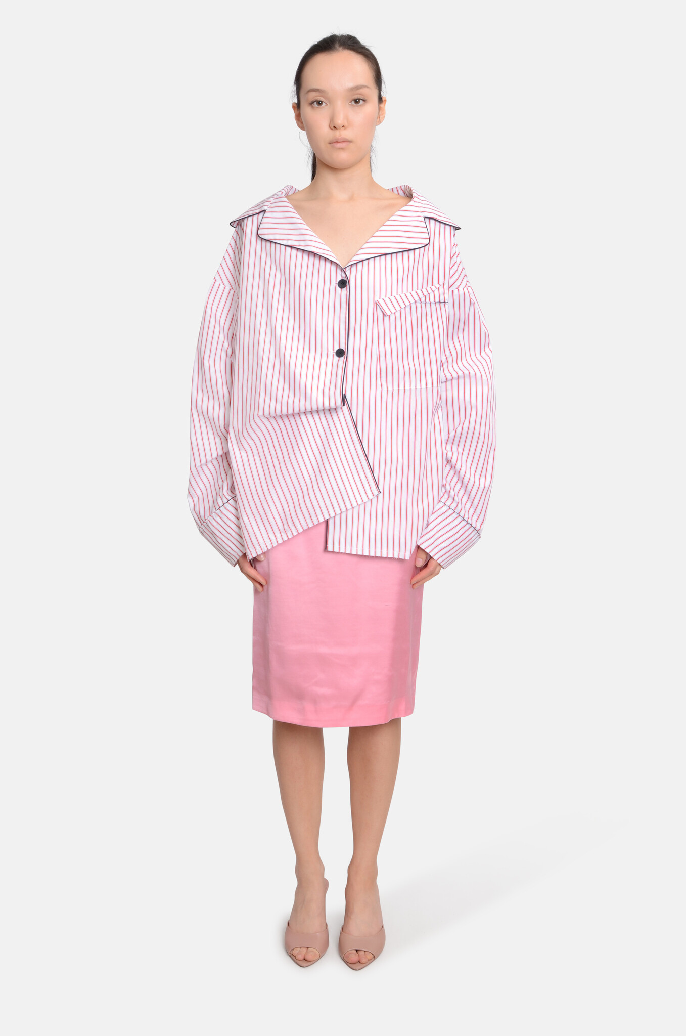 Jackie Skirt in Red Pink-2