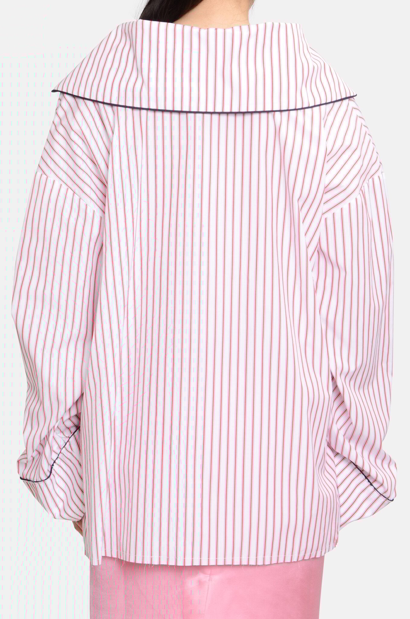 Christina Shirt Red & White Stripes-4