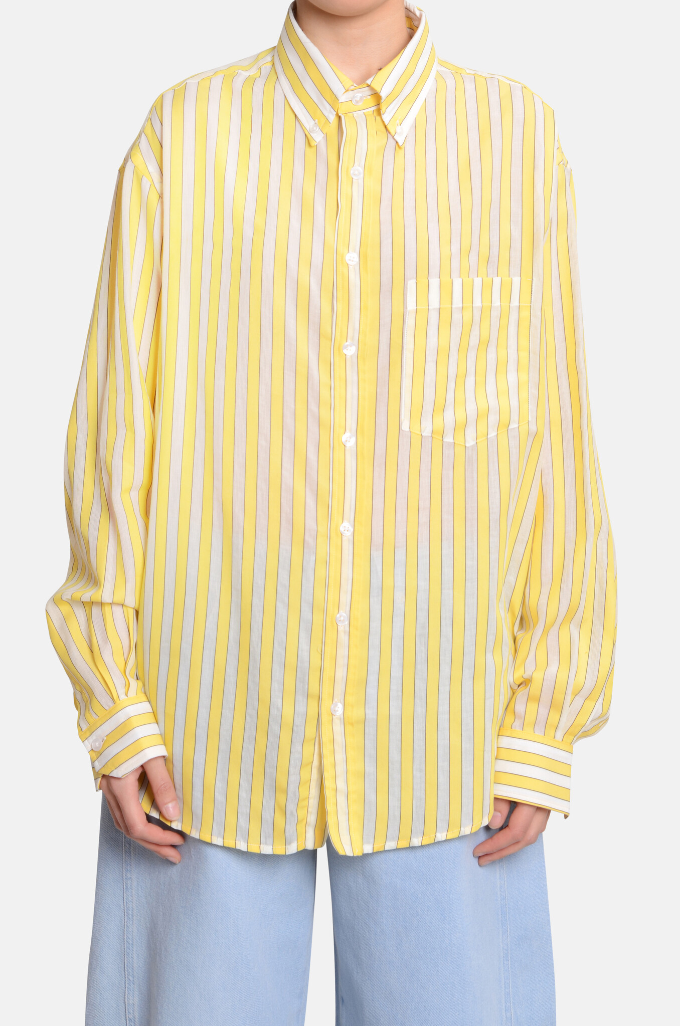 Stripes Shirt Yellow-1