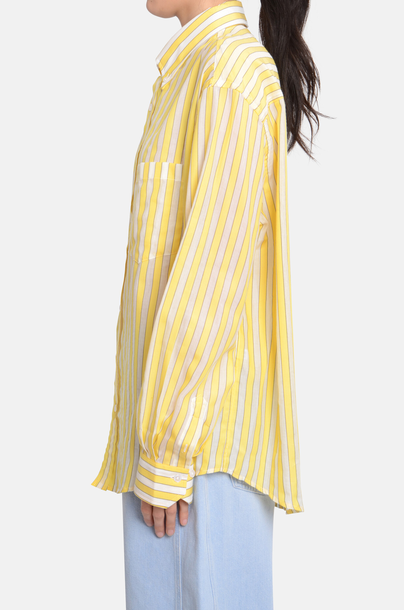 Stripes Shirt Yellow-3