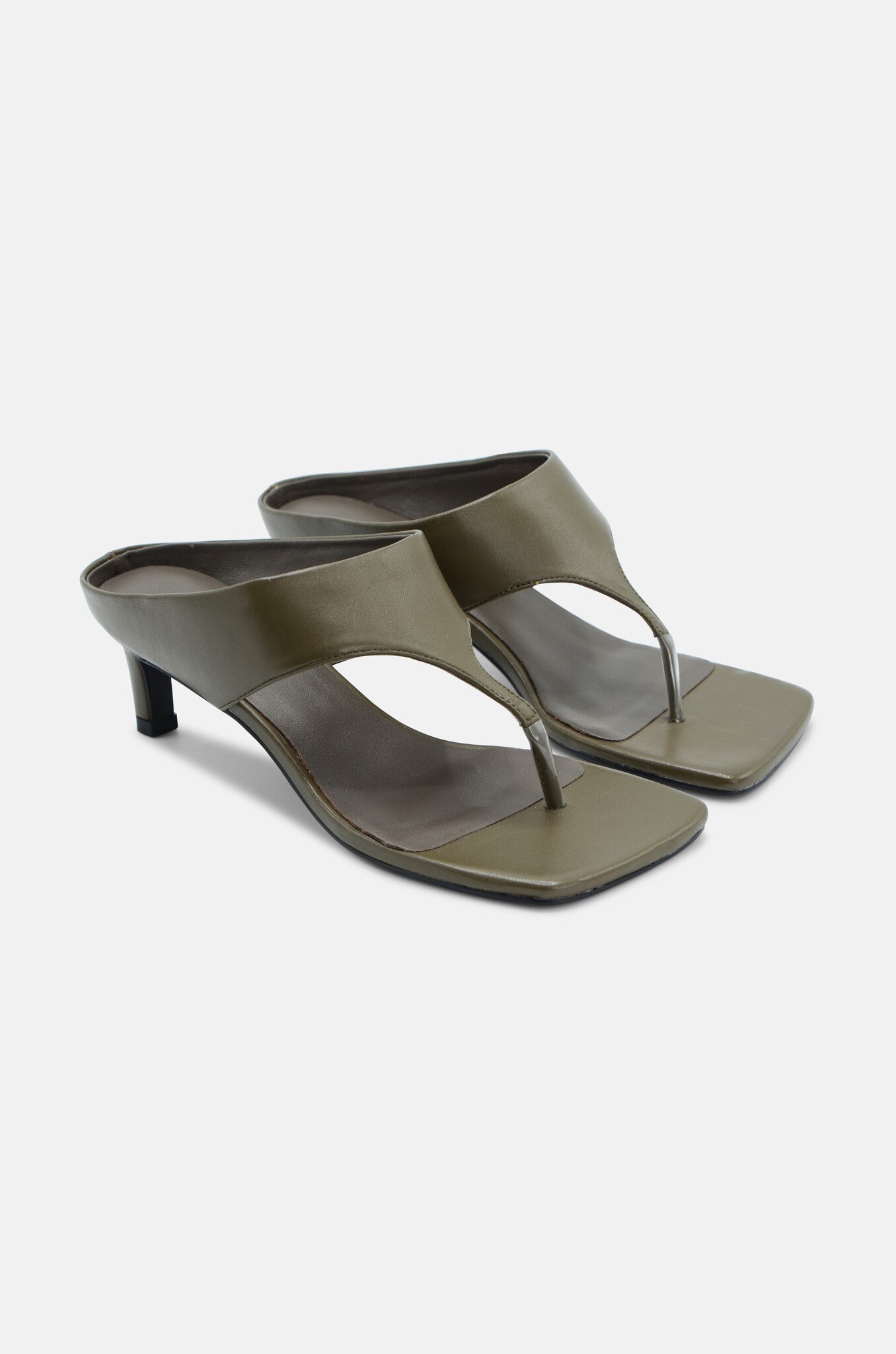 Jules Sandal Olive Brown-2