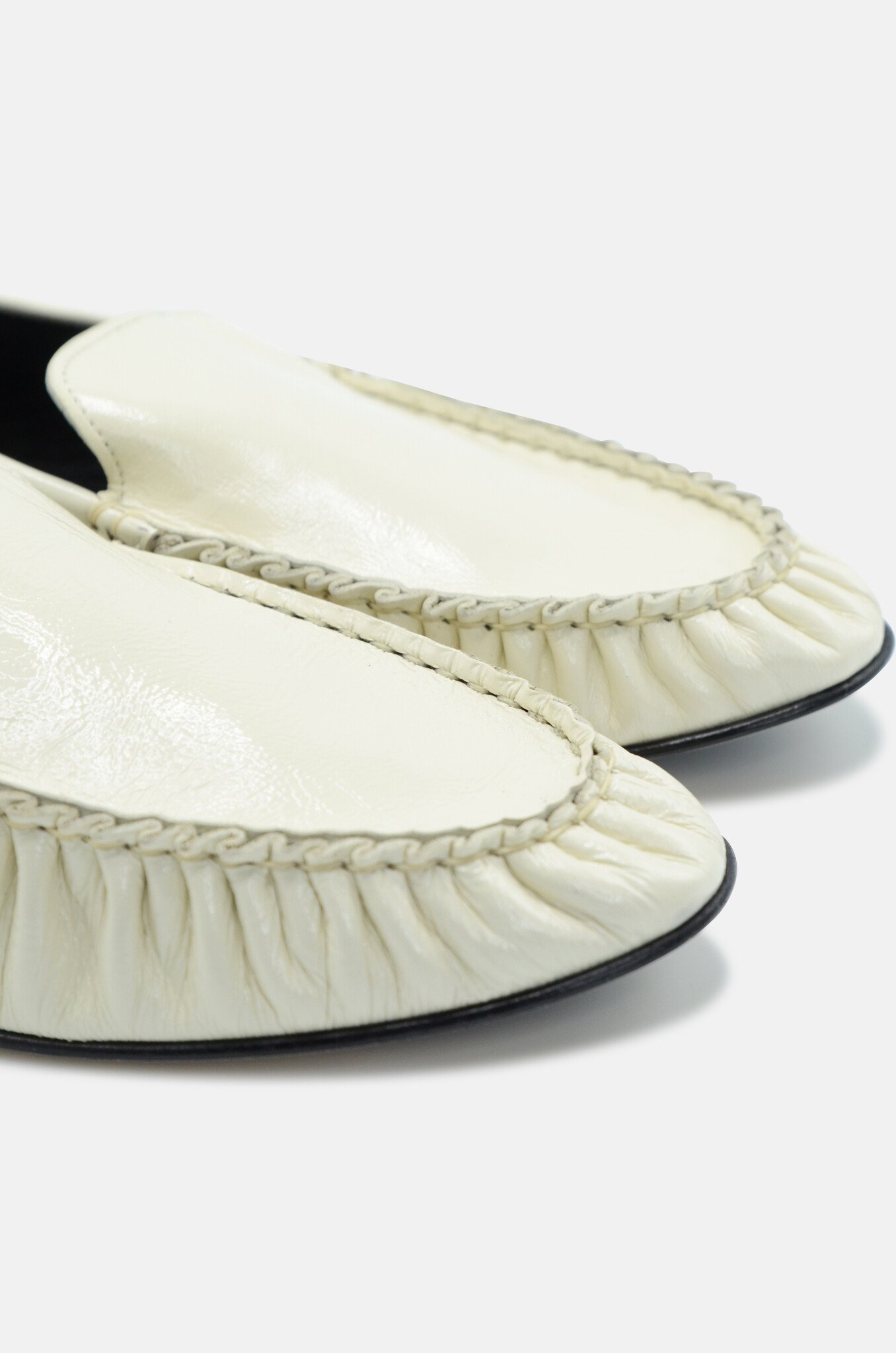 Elena Loafer in Talco Laminated Leather-5
