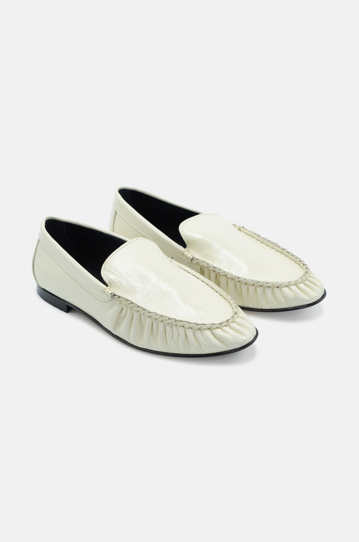 Elena Loafer in Talco Laminated Leather-2