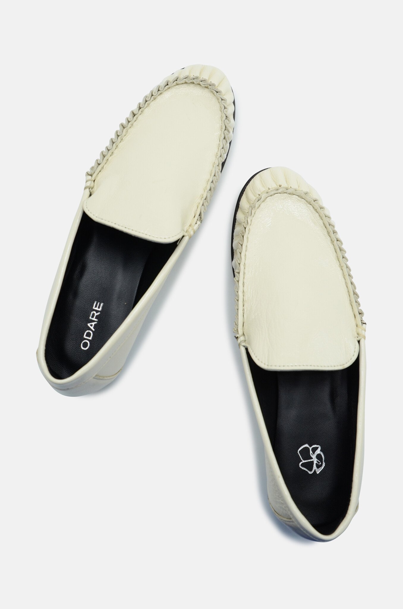 Elena Loafer in Talco Laminated Leather-4