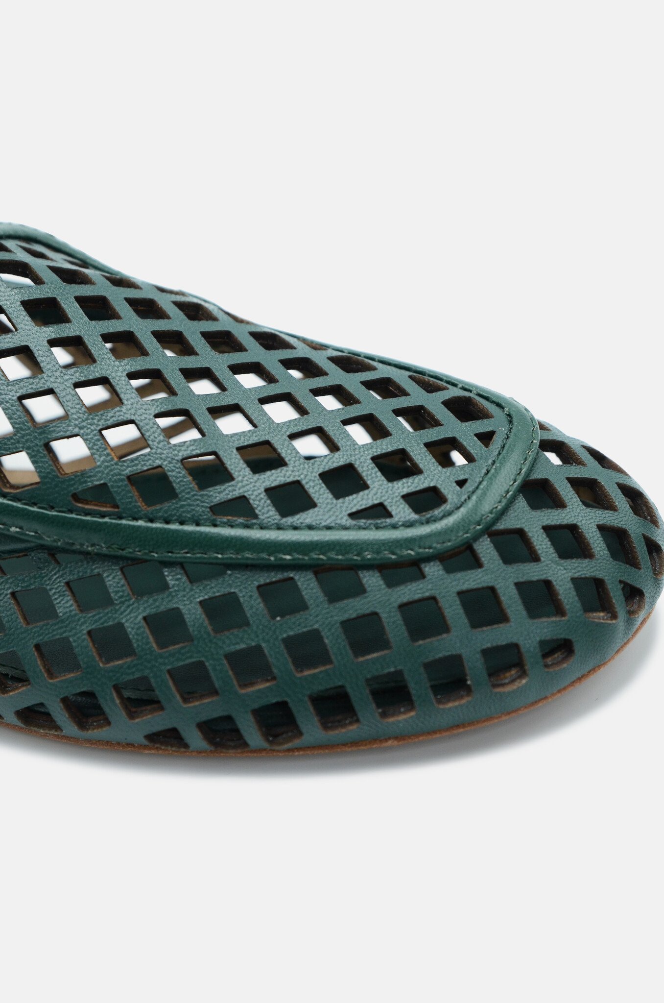 Bruna Loafers in Bottle Green-5