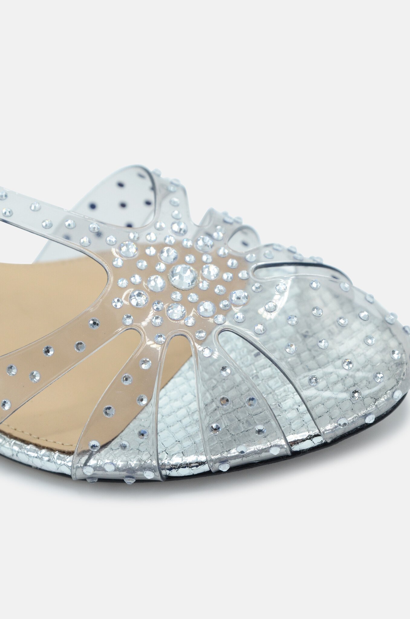 Catalina Flat Sandals Silver-5