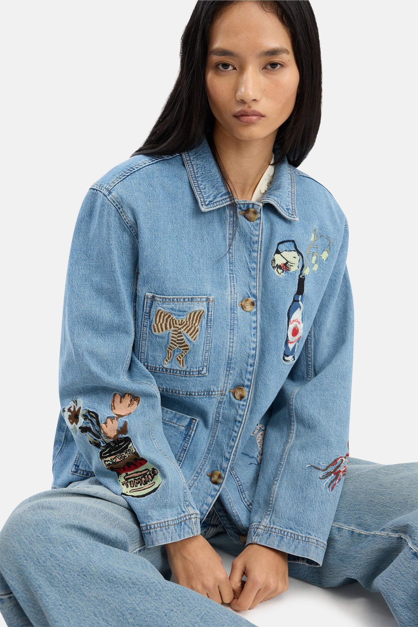 Braulia Jacket in Blue-2