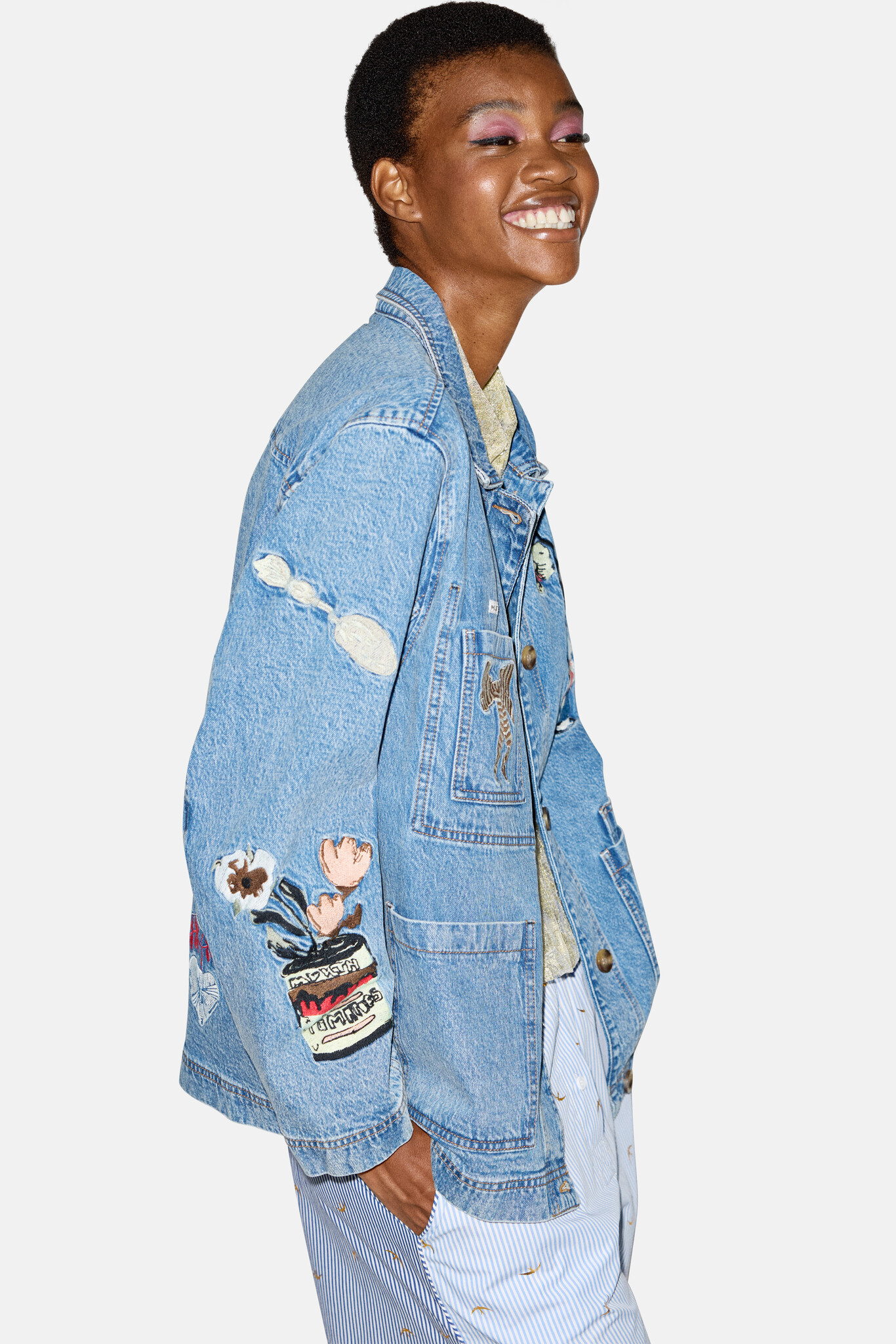 Braulia Jacket in Blue-4