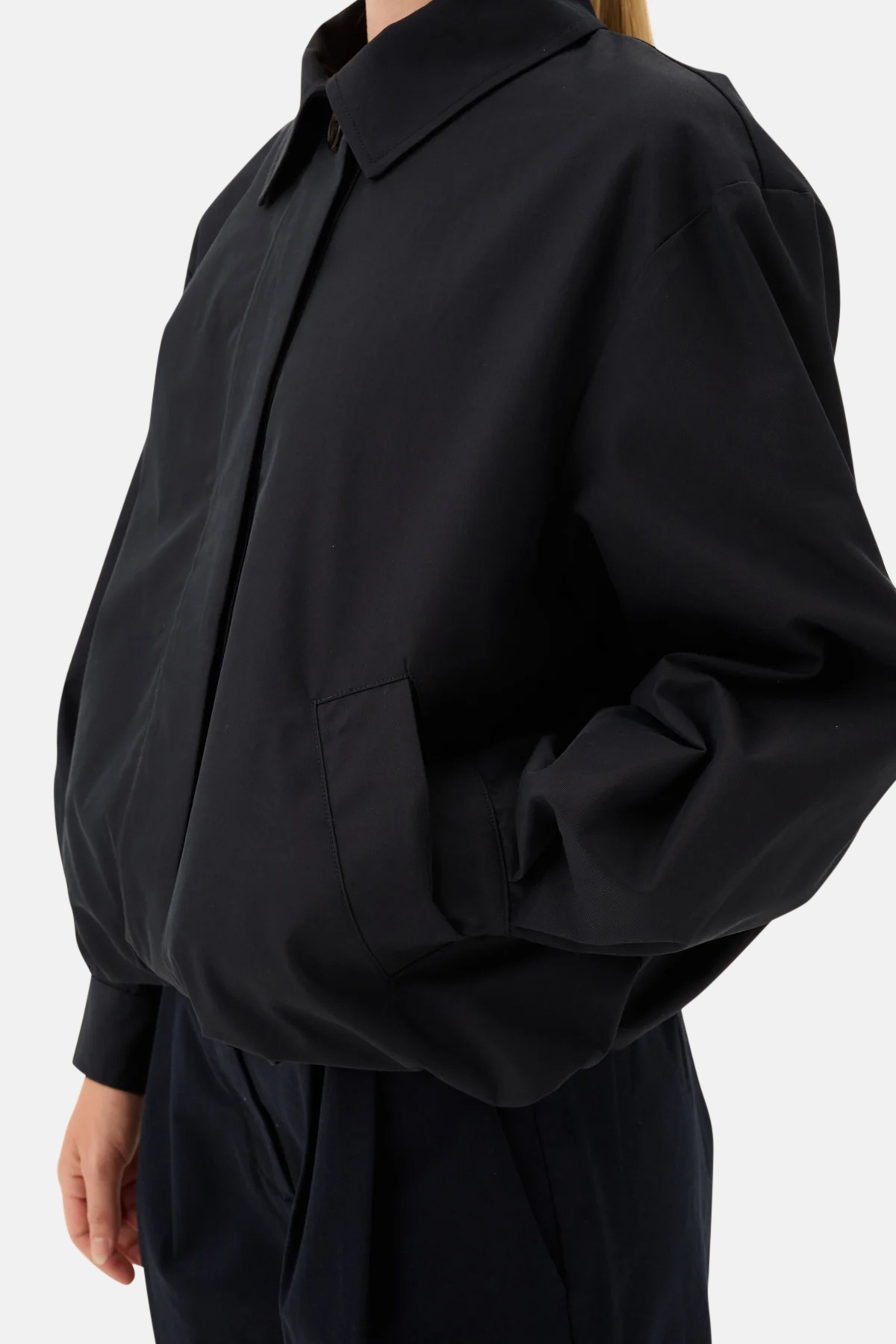 Caralyna Trench Navy-3