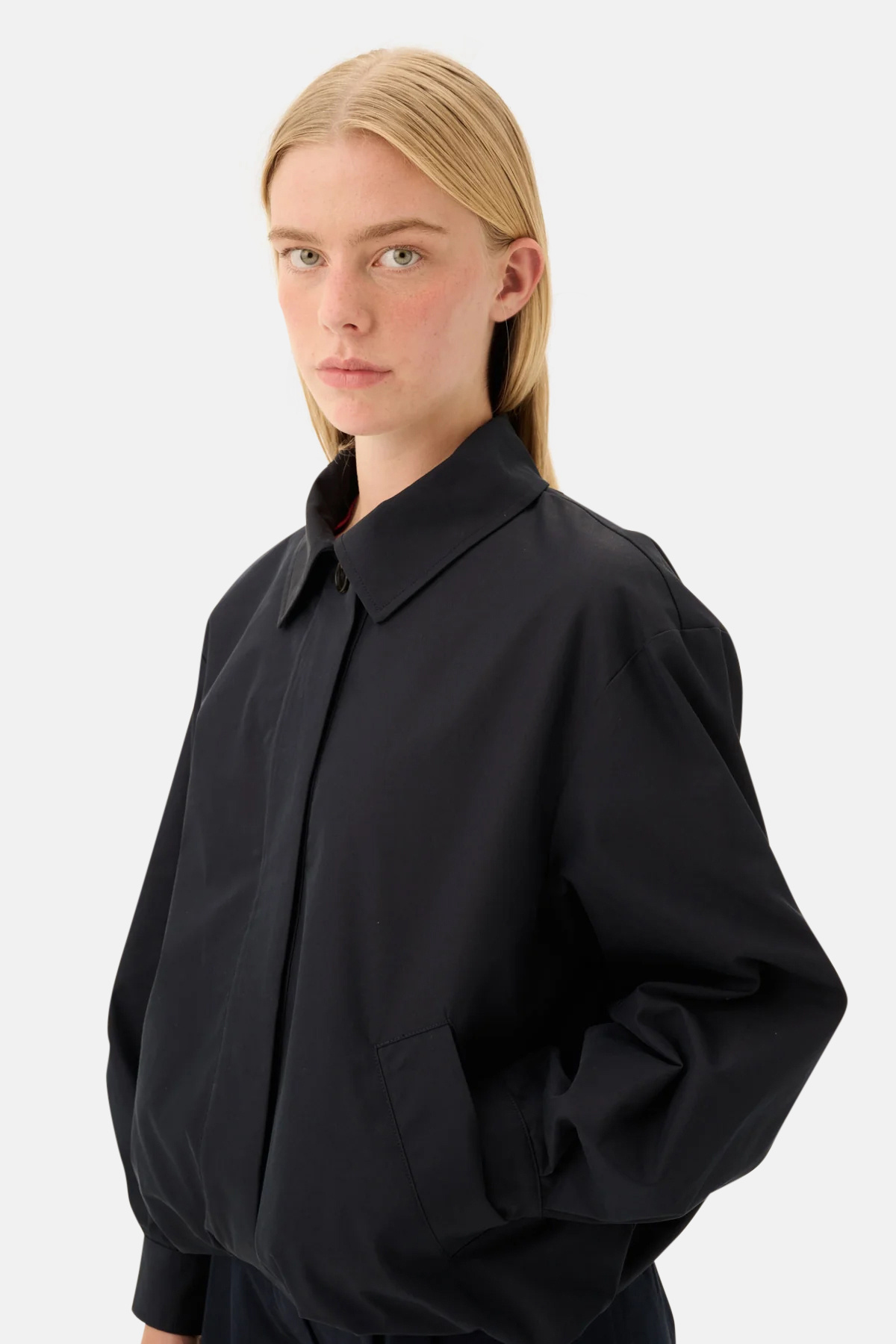 Caralyna Trench Navy-2