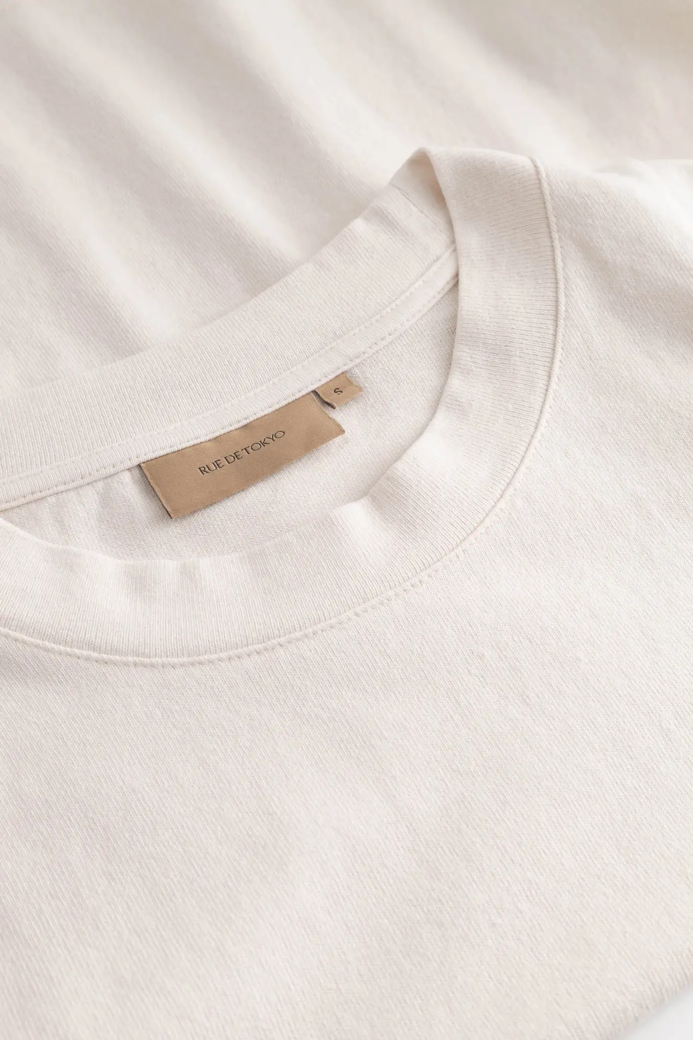 Teagan Tee in Parchment White-3