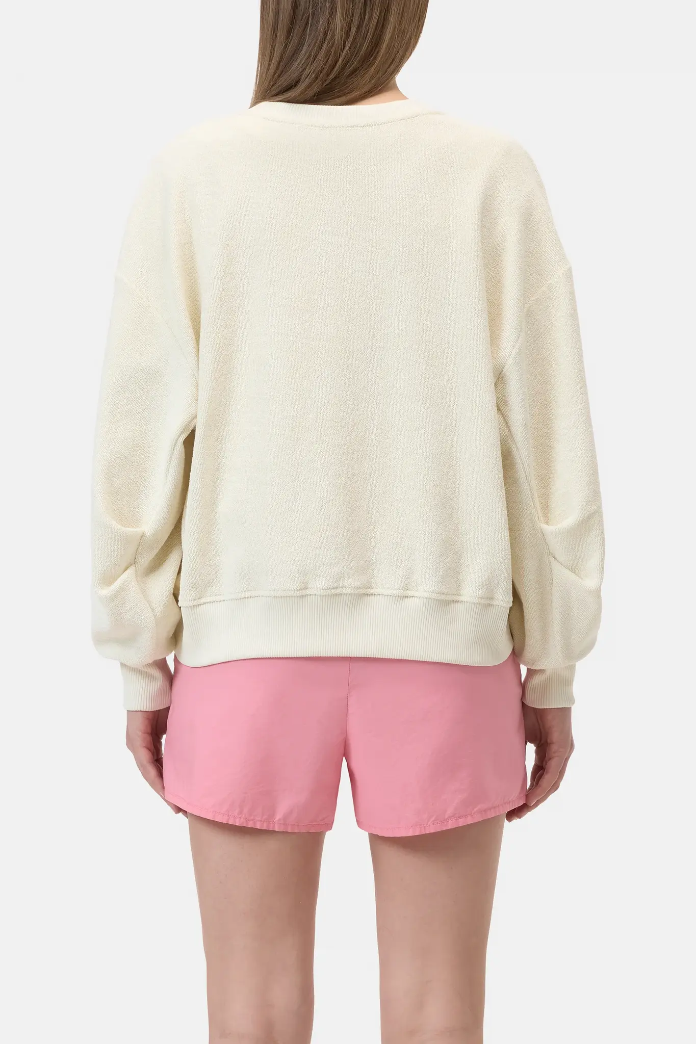 Relaxed Terry Sweatshirt Witherit Beige-3