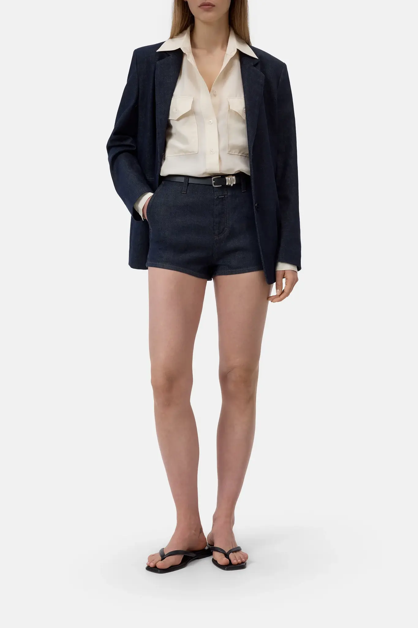 Micro Shorts Dark Blue-3