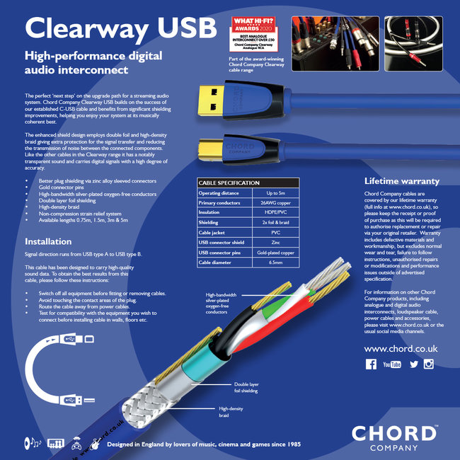 Chord Clearway USB