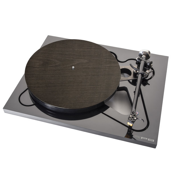 Sonic Voice hout/leren platenspeler mat