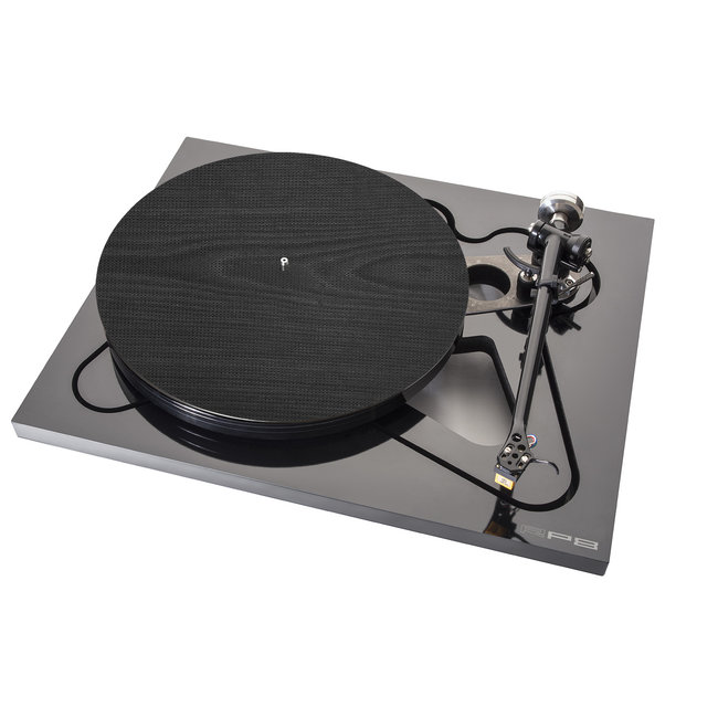 Sonic Voice hout/leren platenspeler mat