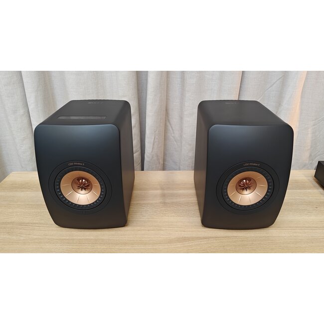 KEF LS50W 2 Carbon Black Occasion (06-2025)