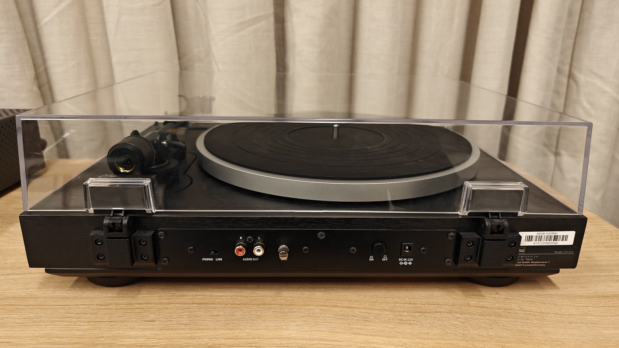 DUAL CS-429 Draaitafel/Ortofon 2M Blue Occasion (07-2024)