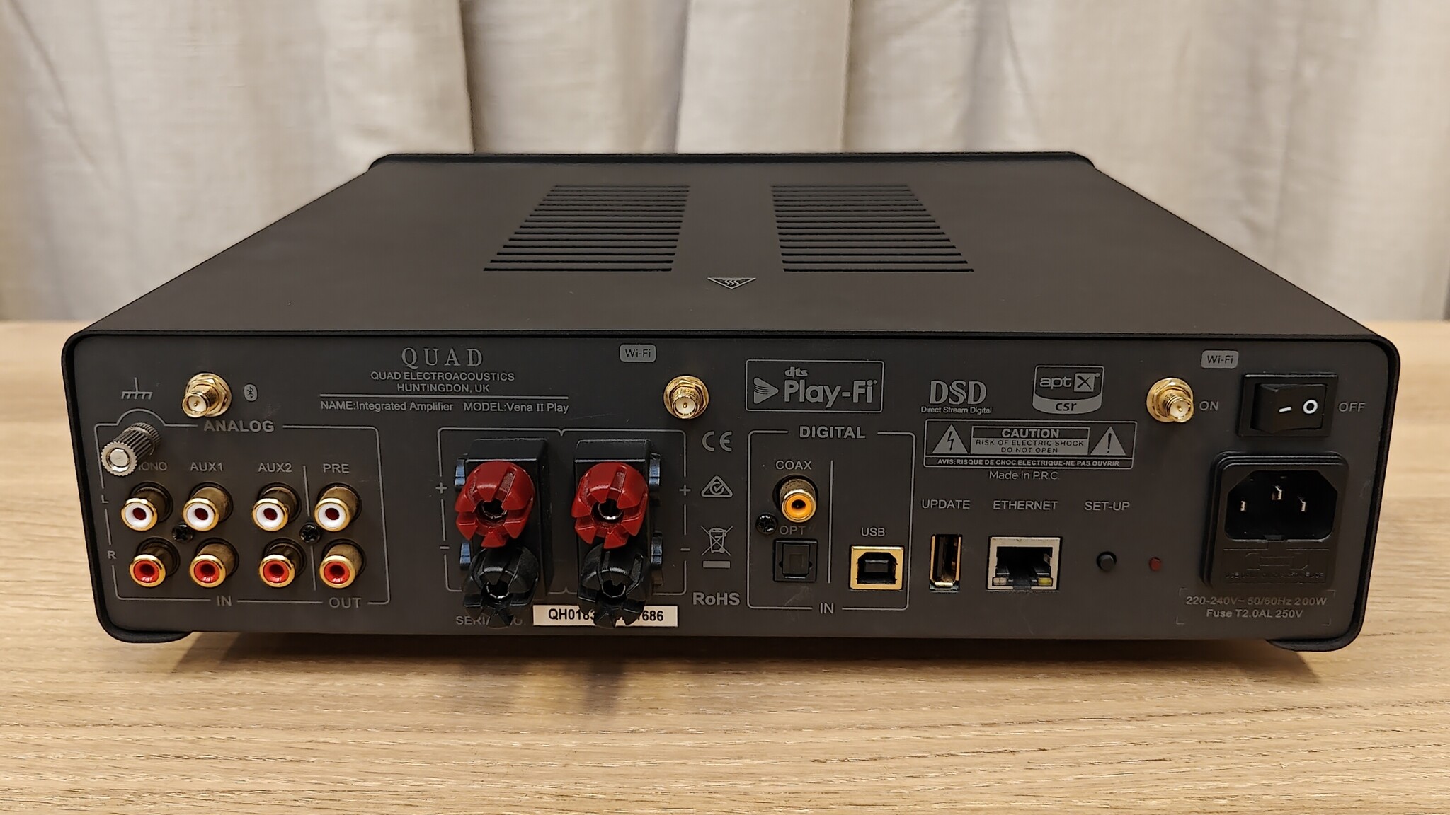 Quad Vena 2 Play stereo versterker/streamer occasion (03-2022)